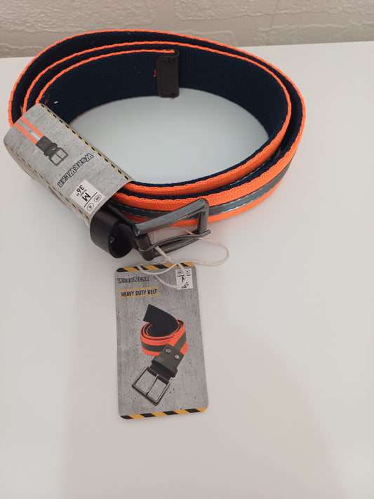 Workwear Hi-Vis Orange Reflective Safety Belt Medium 36" Waist - BNWT