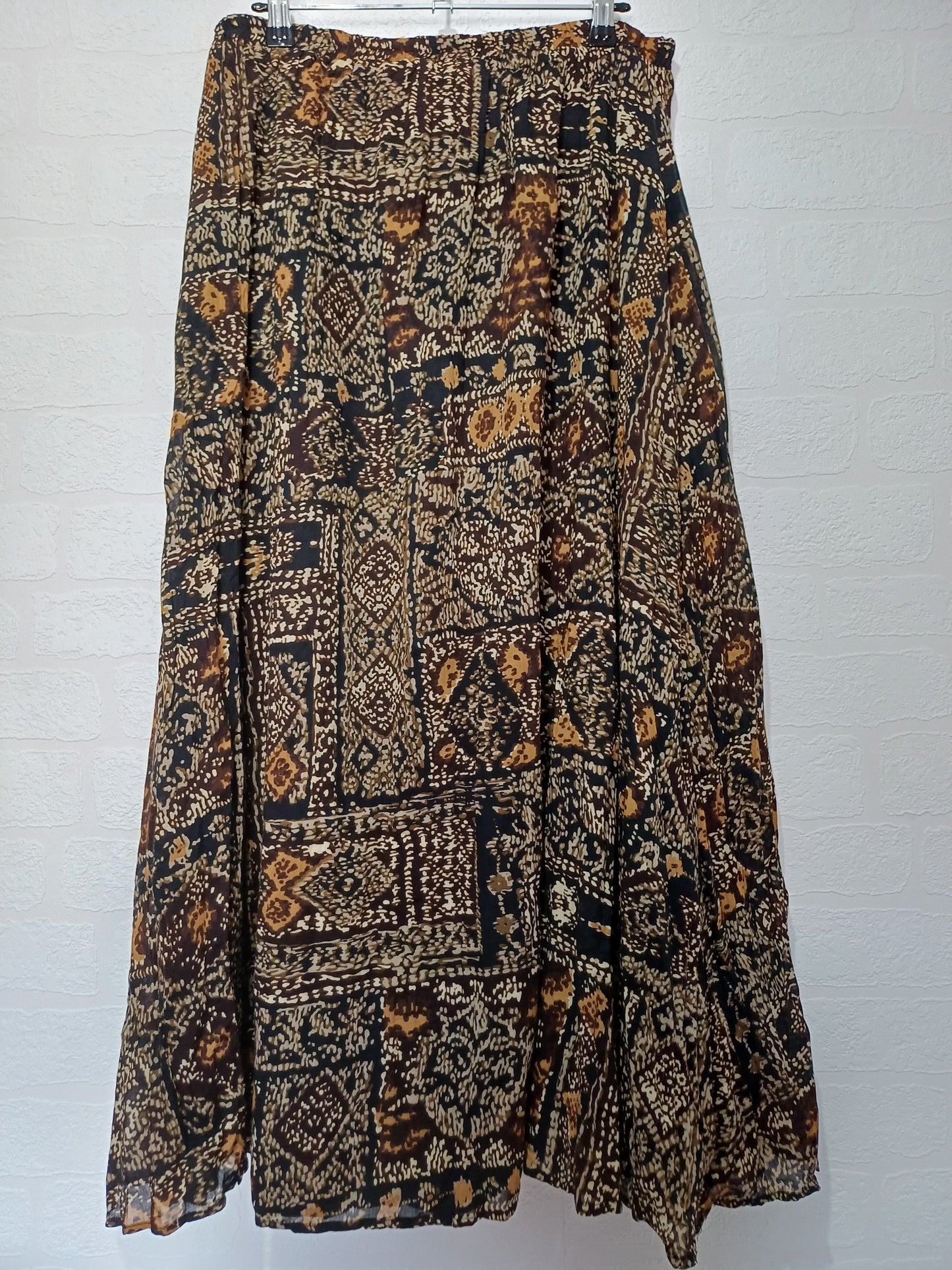 Travelsmith Multicolour Vintage Skirt Medium 32" Waist - Very Good Condition
