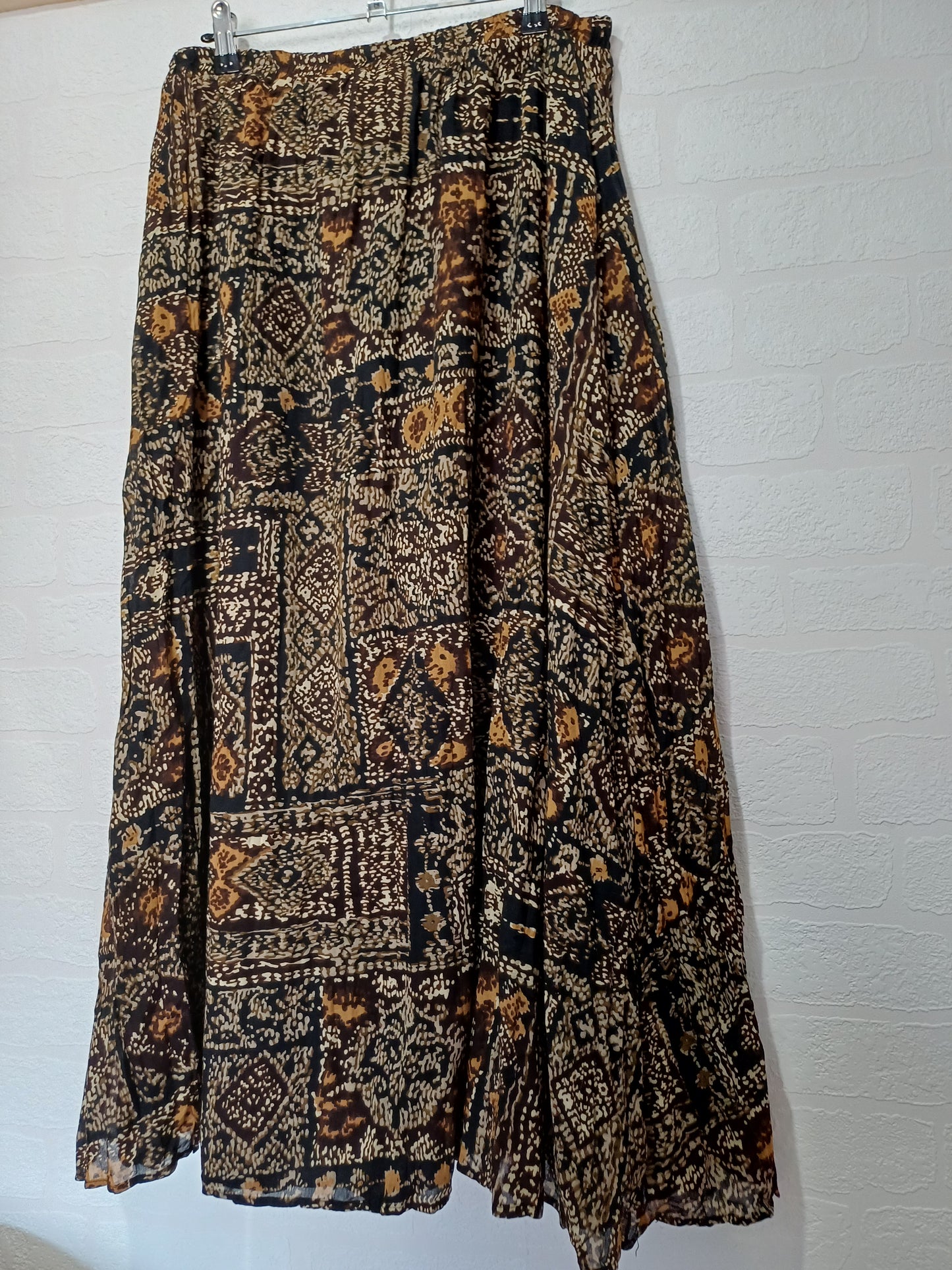 Travelsmith Multicolour Vintage Skirt Medium 32" Waist - Very Good Condition