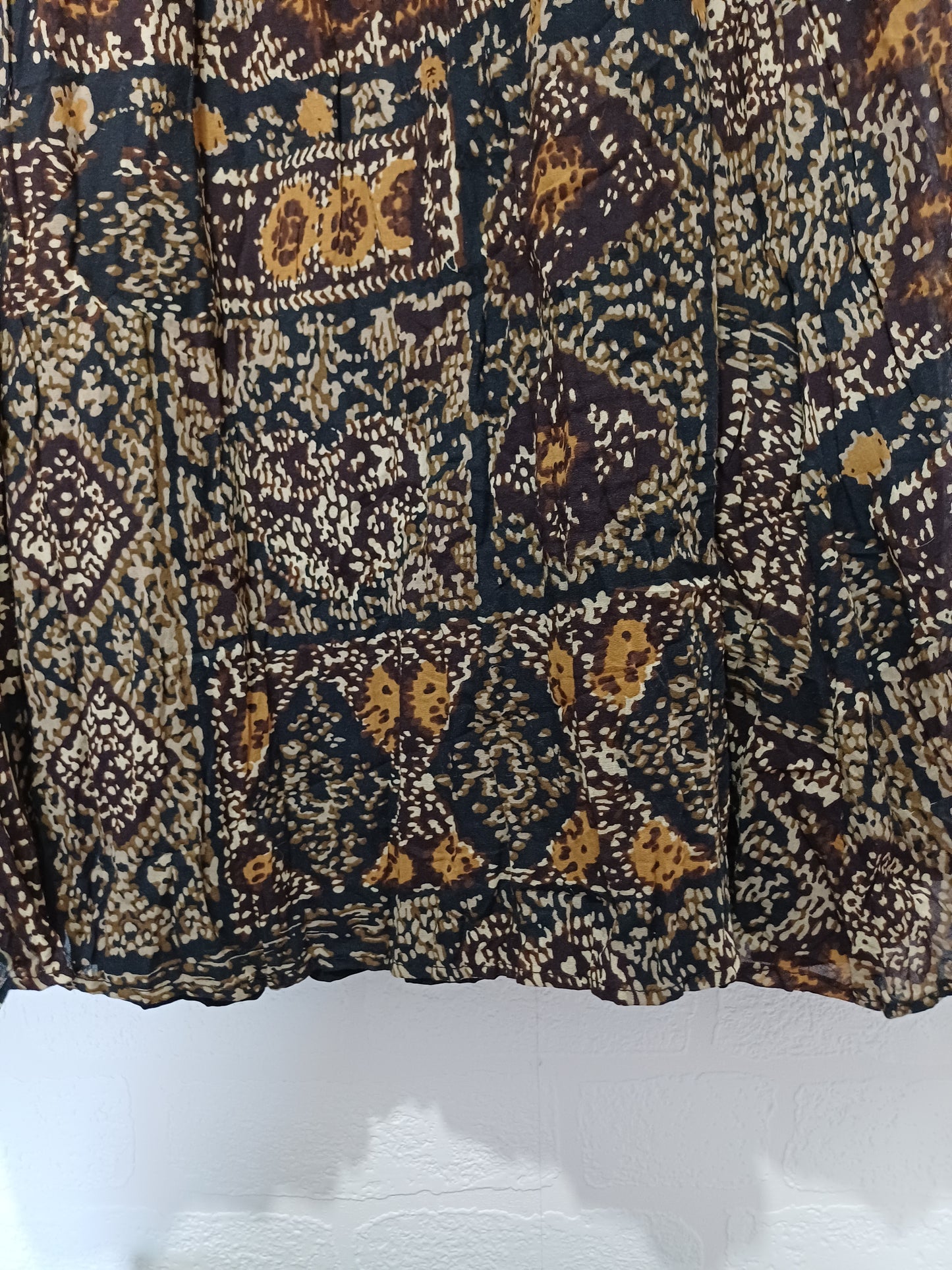 Travelsmith Multicolour Vintage Skirt Medium 32" Waist - Very Good Condition