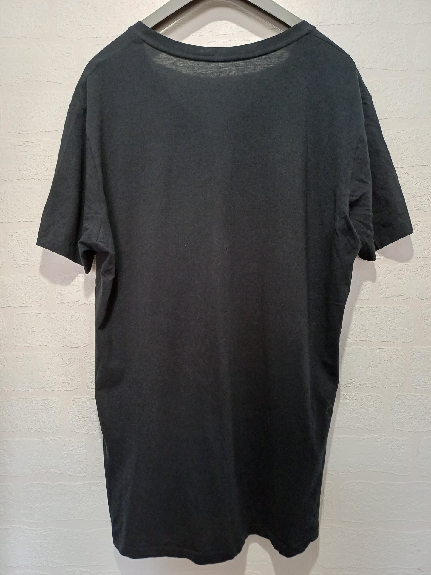 Armani Exchange Black Wing Graphic T-Shirt Large 22" PTP - Good Condition
