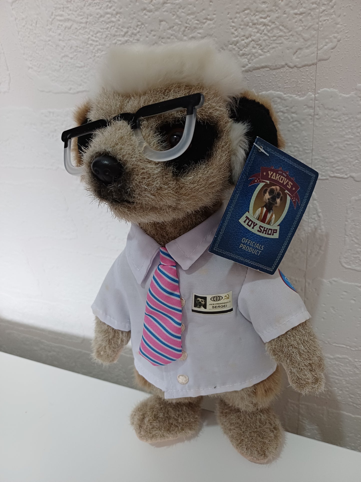 Comparethemarket Sergei Meerkat Soft Plush Toy 11" Yakov's Toy Shop Official - Good Condition
