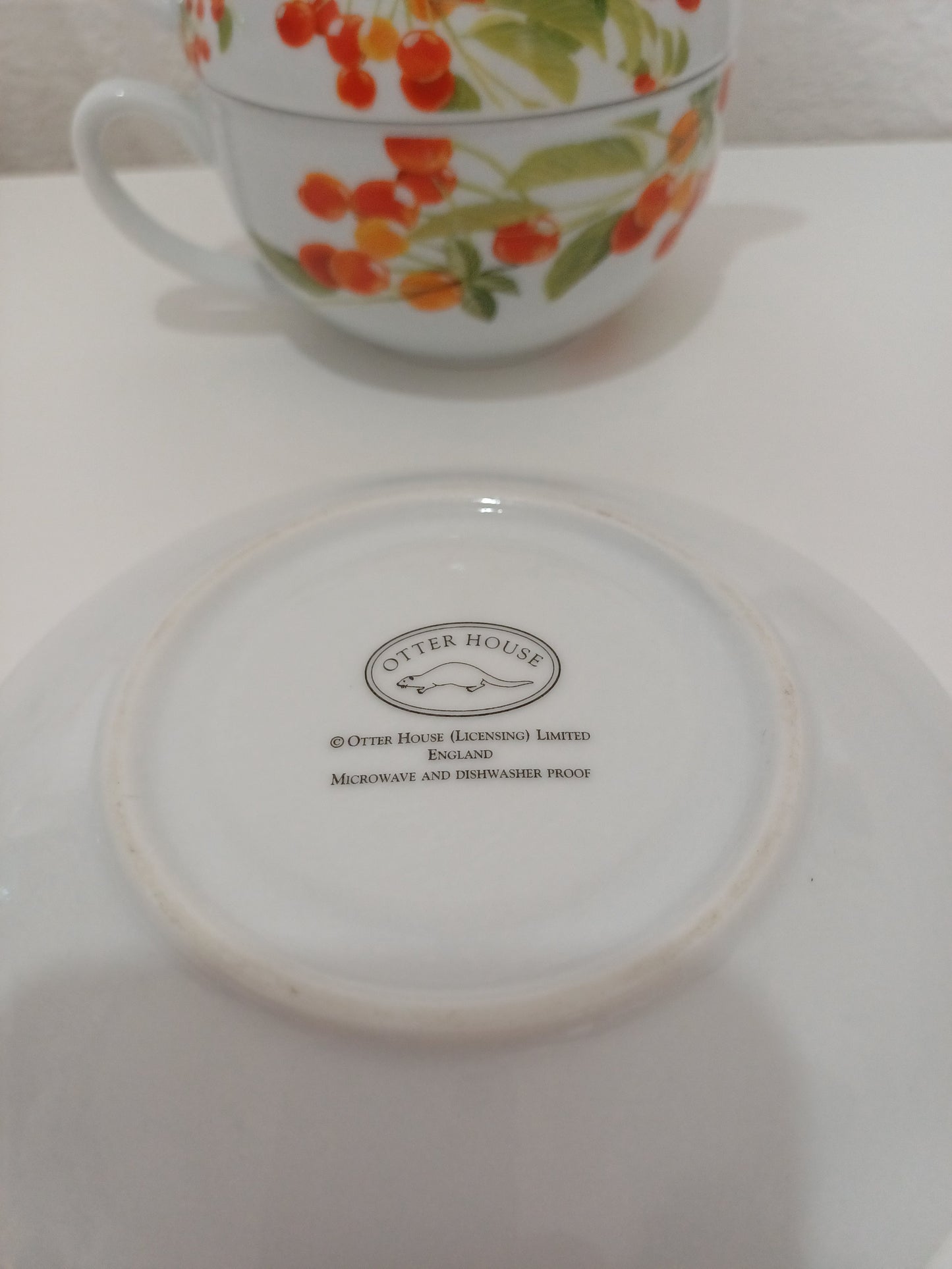 Otter House Colourful Bird and Berry Tea for One Set - Very Good Condition