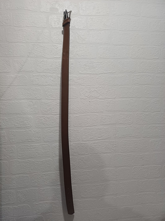 Peter Werth London No1 Brown Coated Bonded Leather Belt Size 34 - Very Good Condition