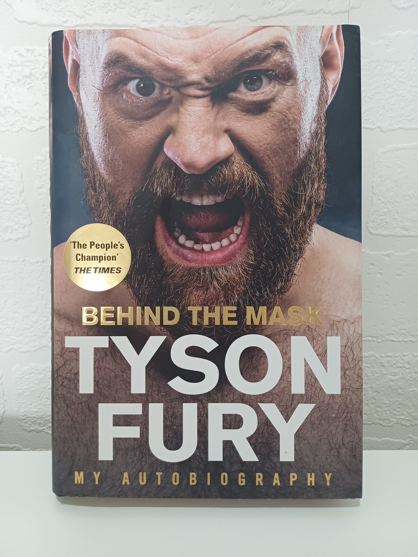 Behind the Mask My Autobiography Tyson Fury Hardback - Very Good Condition