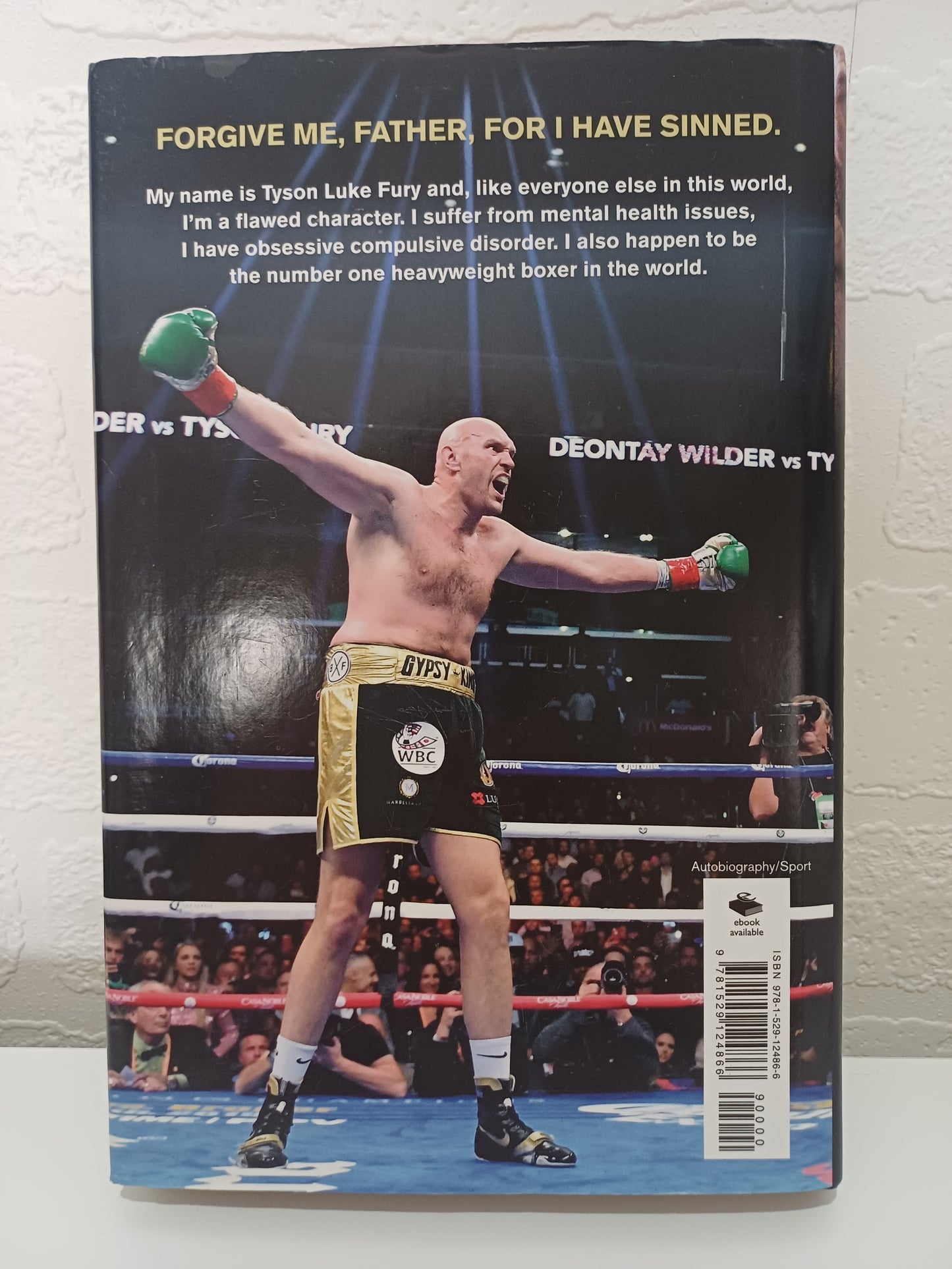 Behind the Mask My Autobiography Tyson Fury Hardback - Very Good Condition