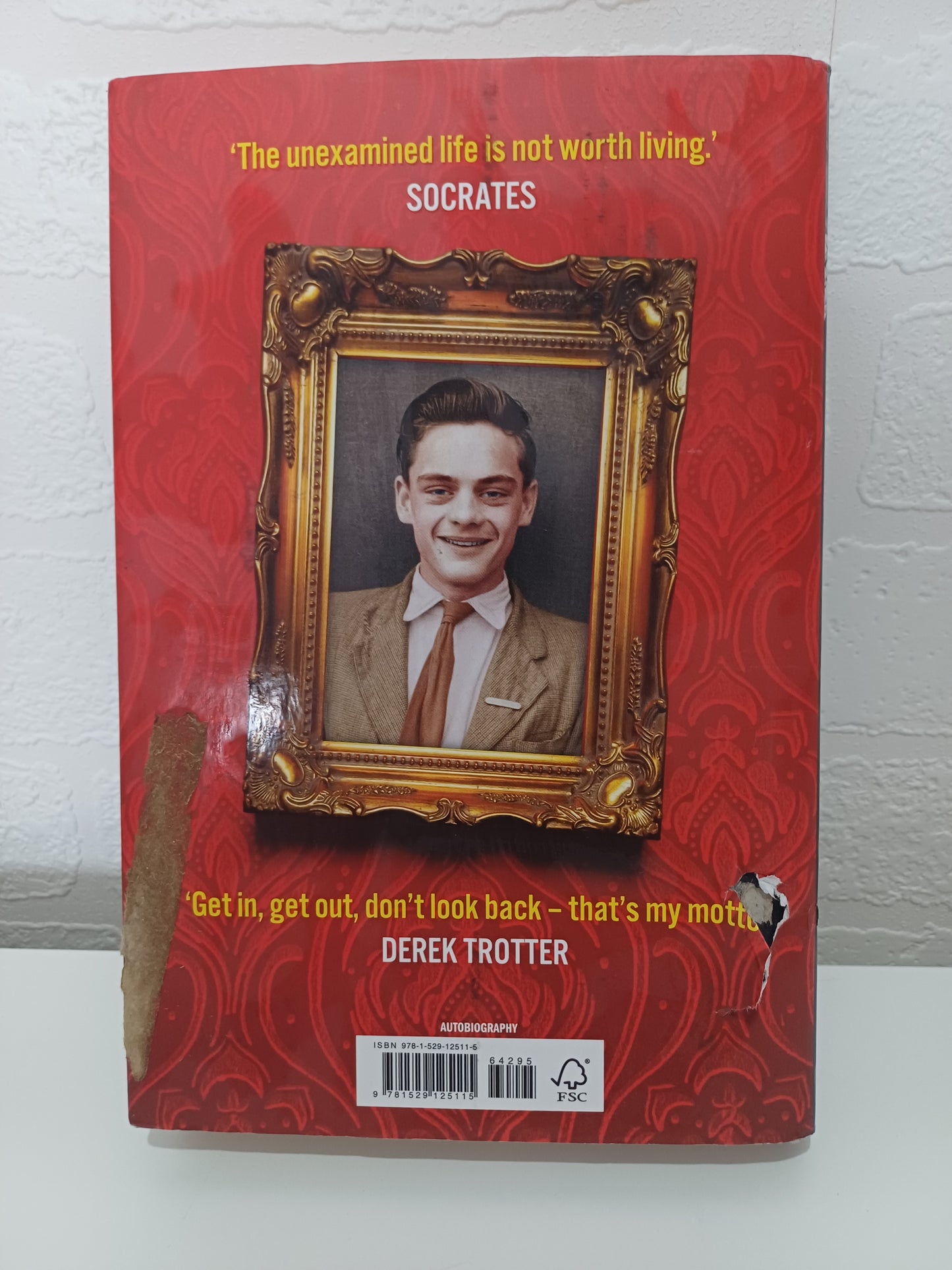 David Jason A Del of a Life Hardback - Good Condition (Damage to Back Cover)