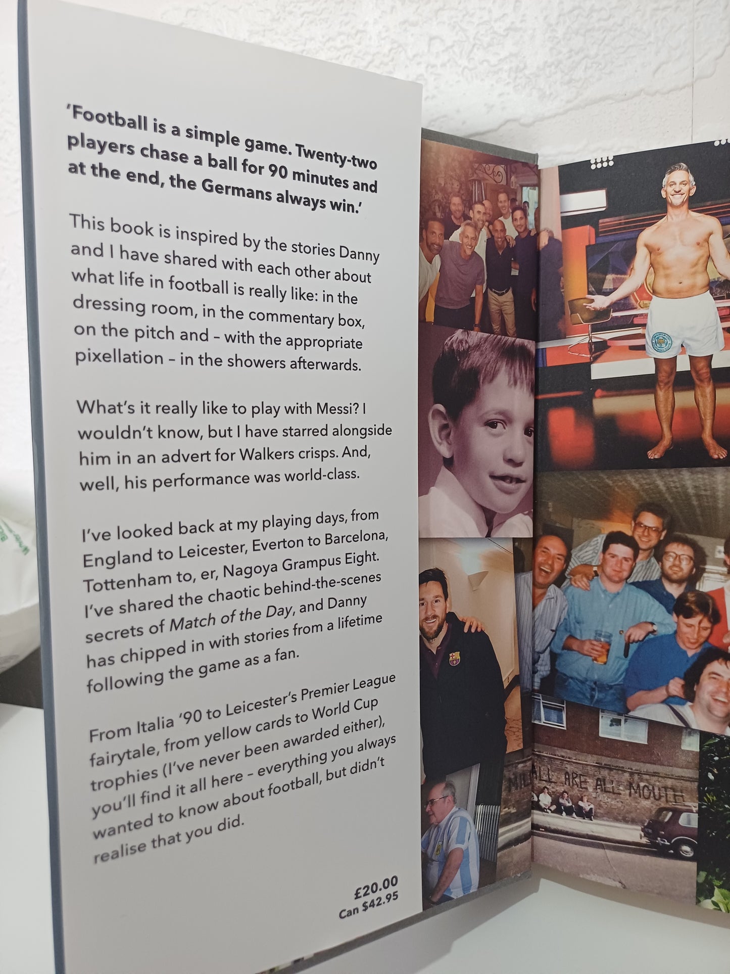 Behind Closed Doors – Gary Lineker & Danny Baker | Hardback | Good Condition