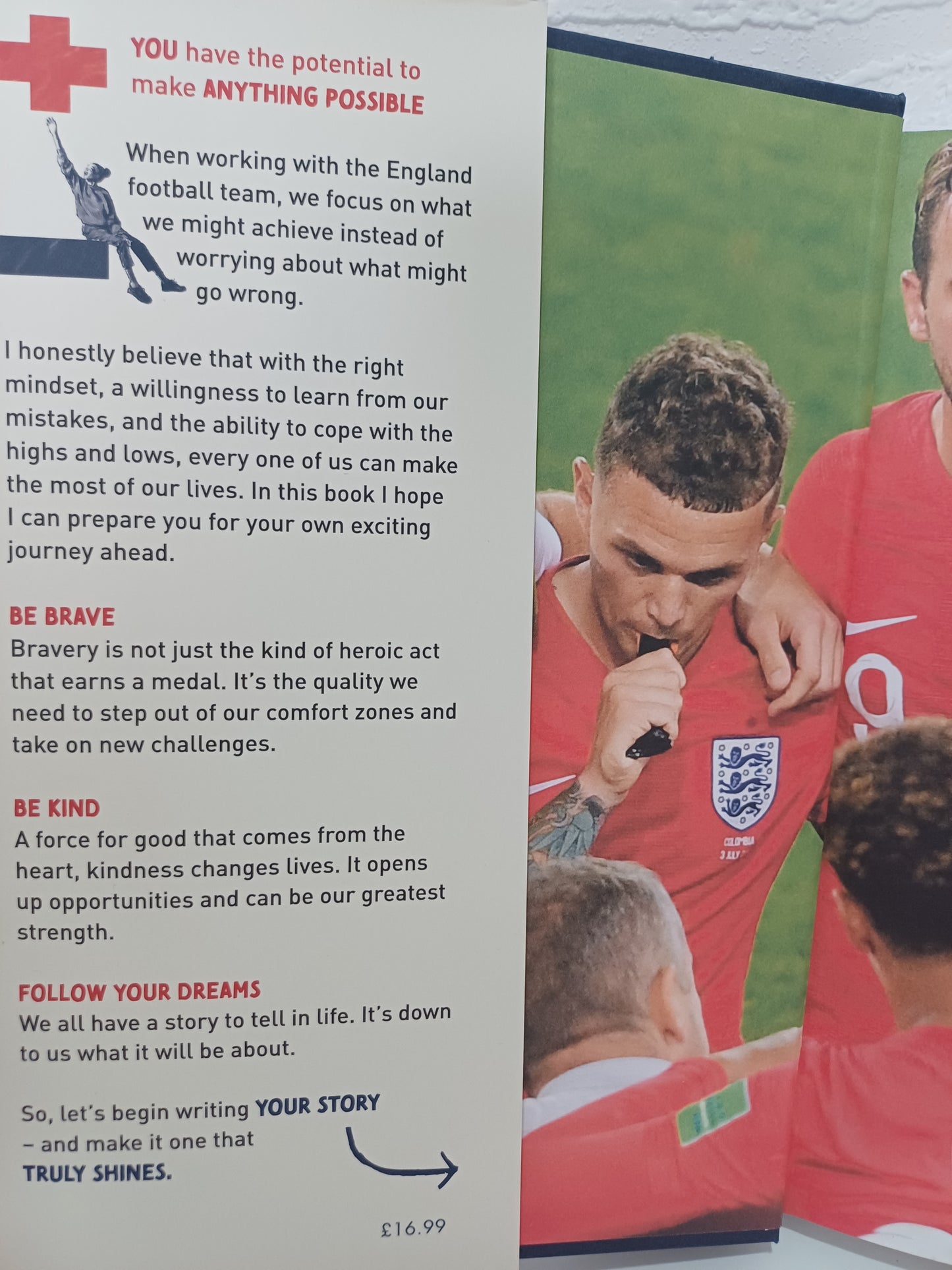 Anything Is Possible: Be Brave, Be Kind and Follow Your Dreams – Gareth Southgate | Hardback | Good Condition