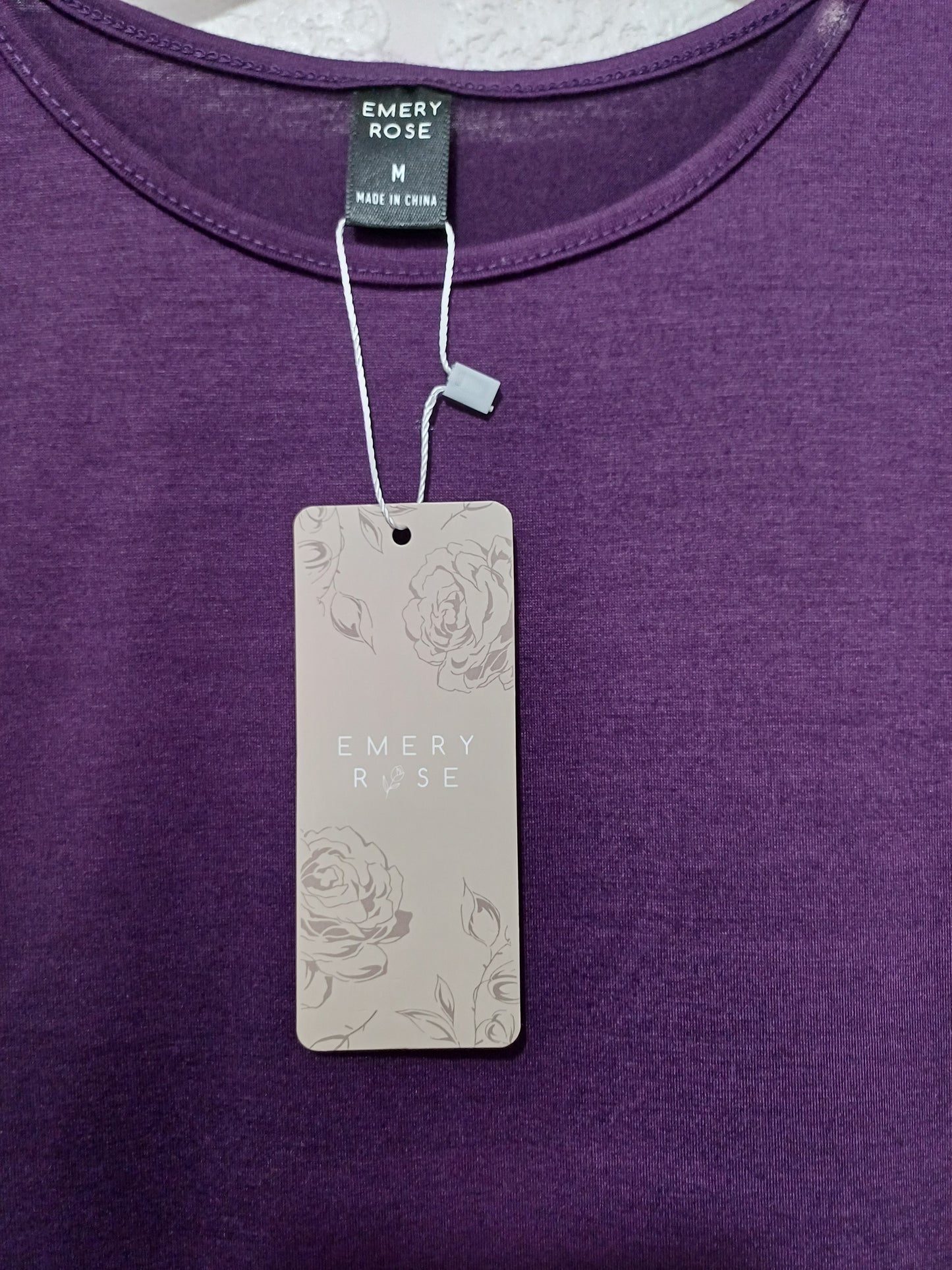 Emery Rose Purple Smock Dress Medium 17" PTP - New With Tags