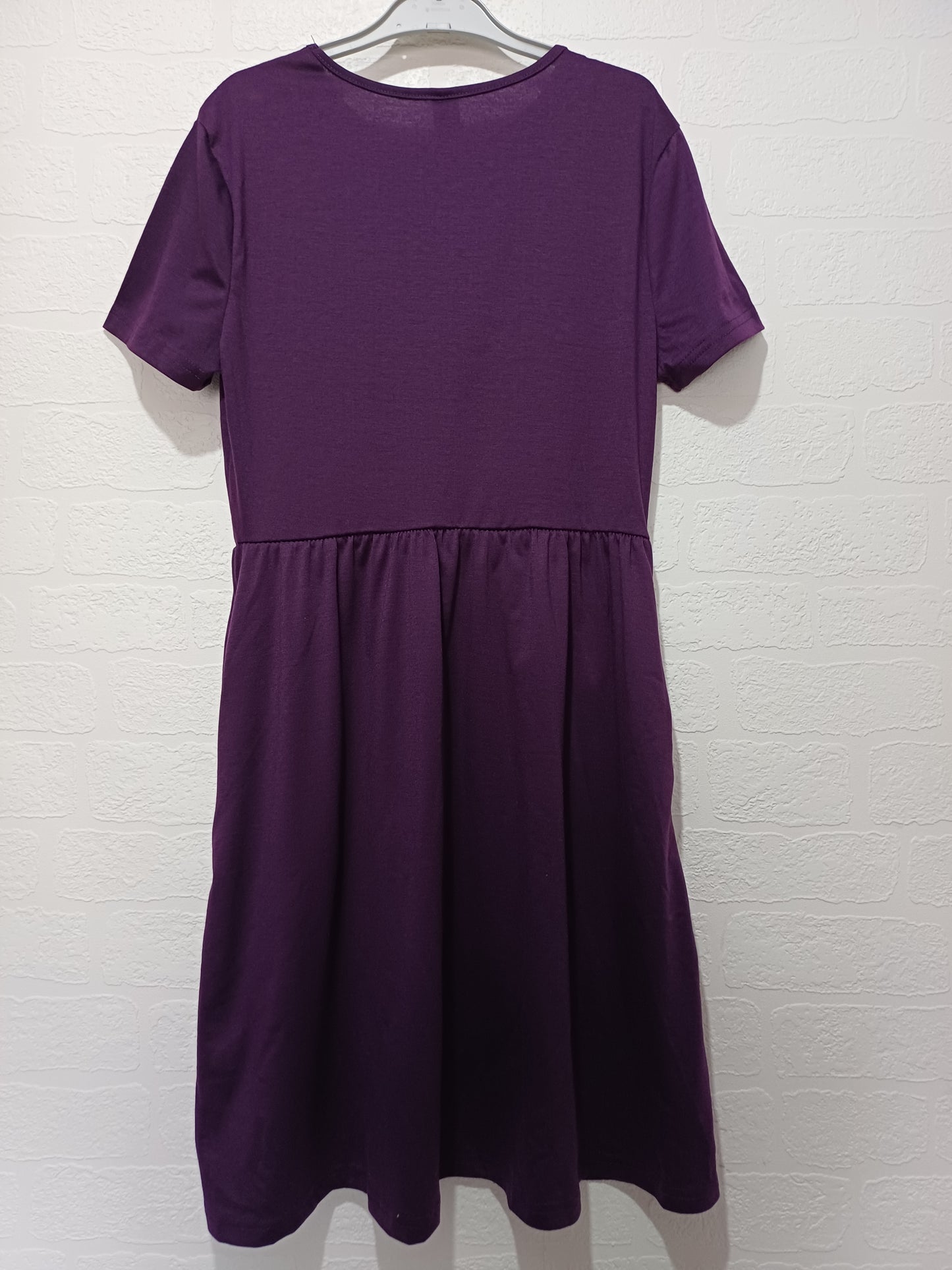 Emery Rose Purple Smock Dress Medium 17" PTP - New With Tags