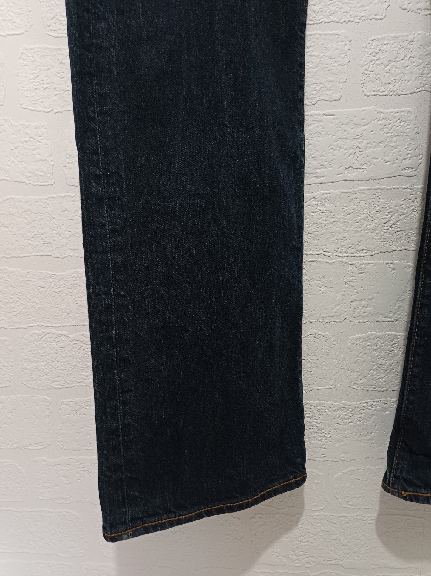 Levi's Navy Blue 501 Straight Leg Denim Jeans W38 L31 - Very Good Condition