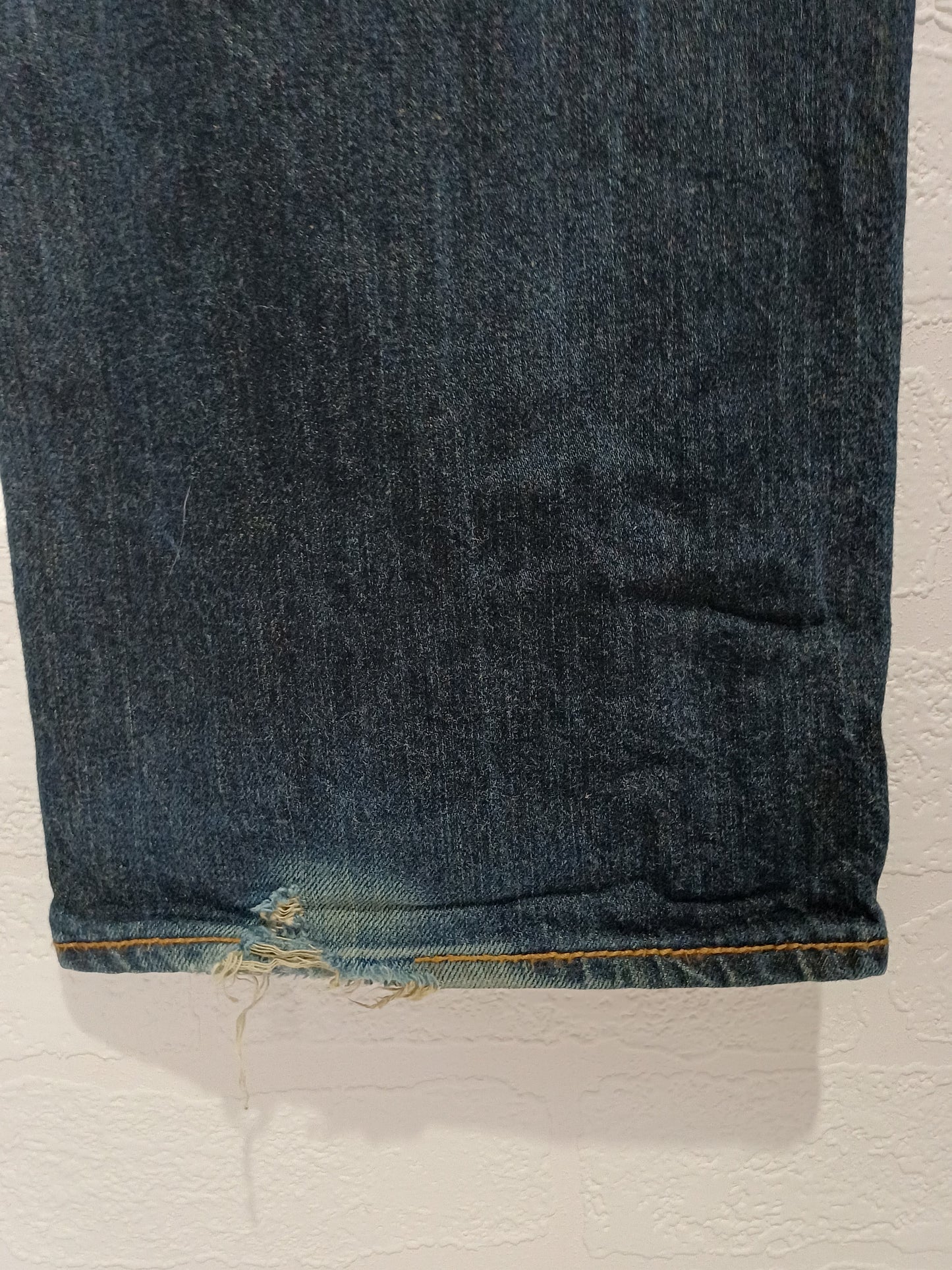Levi's Navy Blue 501 Straight Leg Denim Jeans W38 L31 - Very Good Condition