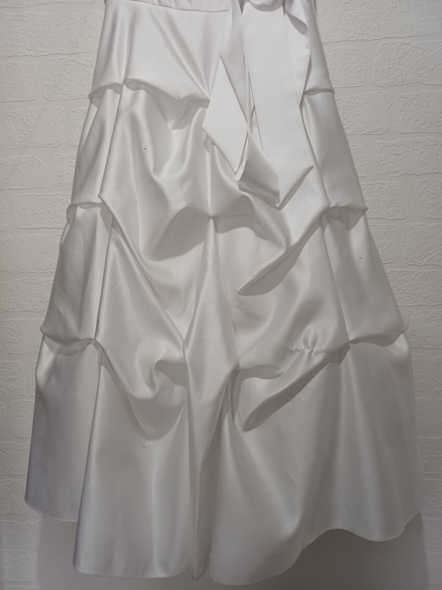 Pearce Fionda White Occasion Dress Girls Age 8 13" PTP - Good Condition