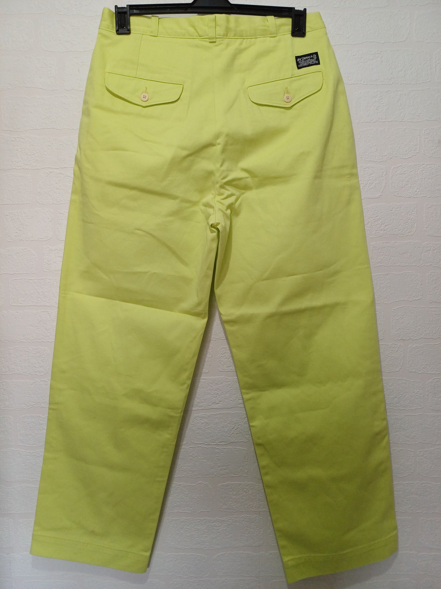 Men's/Women's Jeans Levi's Lime Green Straight Leg W32 L30 - New Without Tags