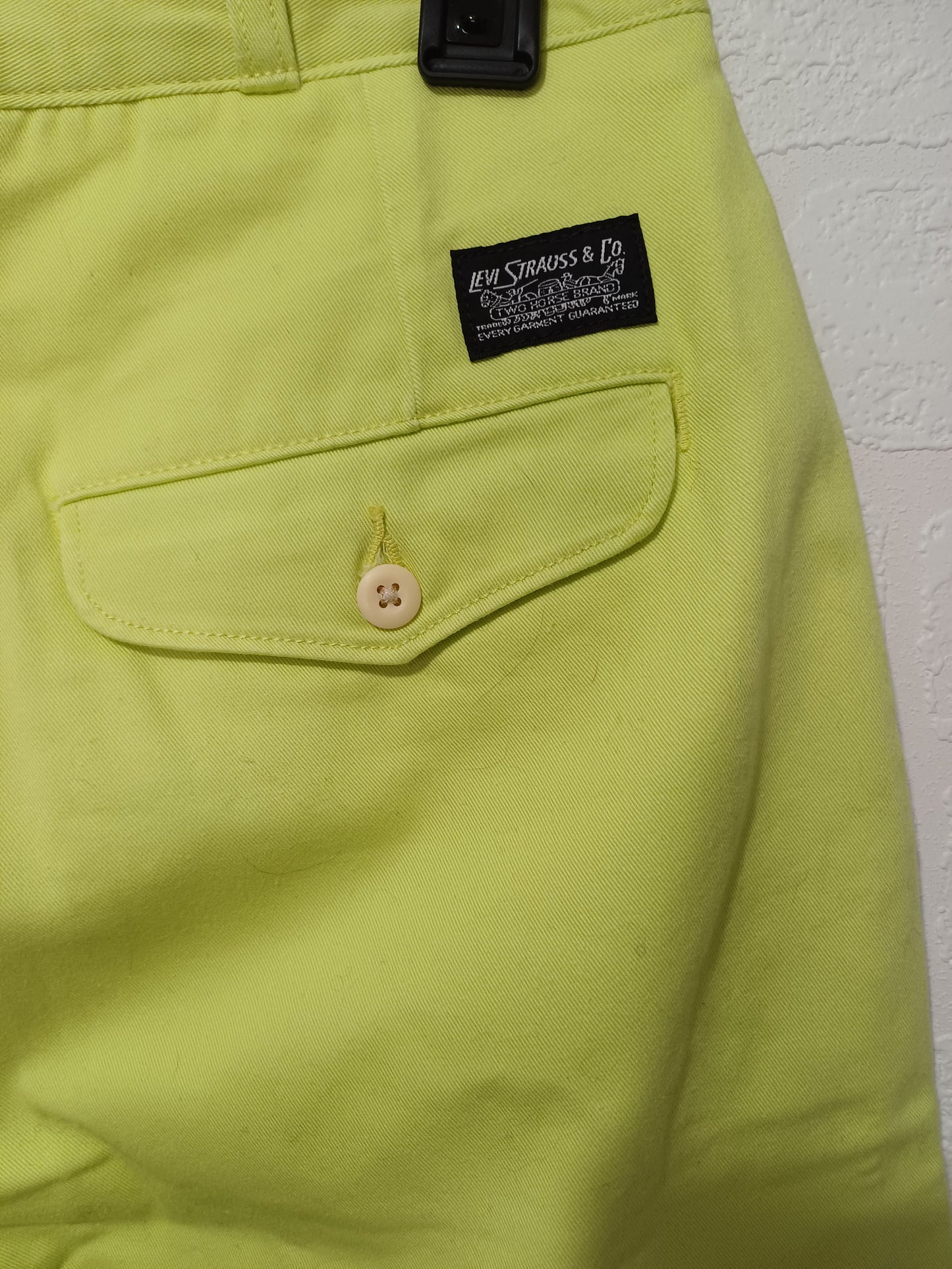 Men's/Women's Jeans Levi's Lime Green Straight Leg W32 L30 - New Without Tags