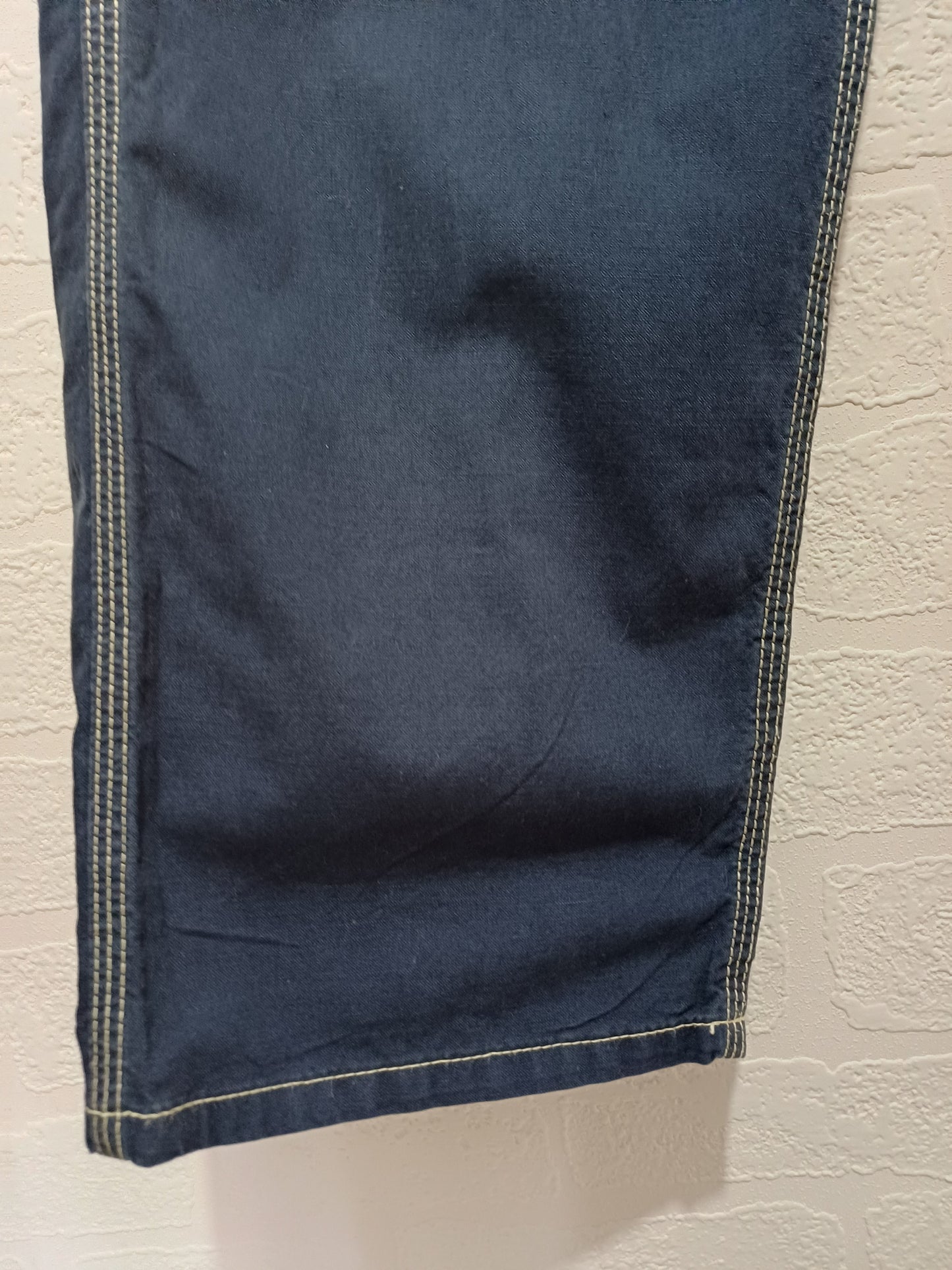 Women's Trousers JW Anderson x Uniqlo Navy Blue Contrast Stitch Size 12 - Very Good Condition