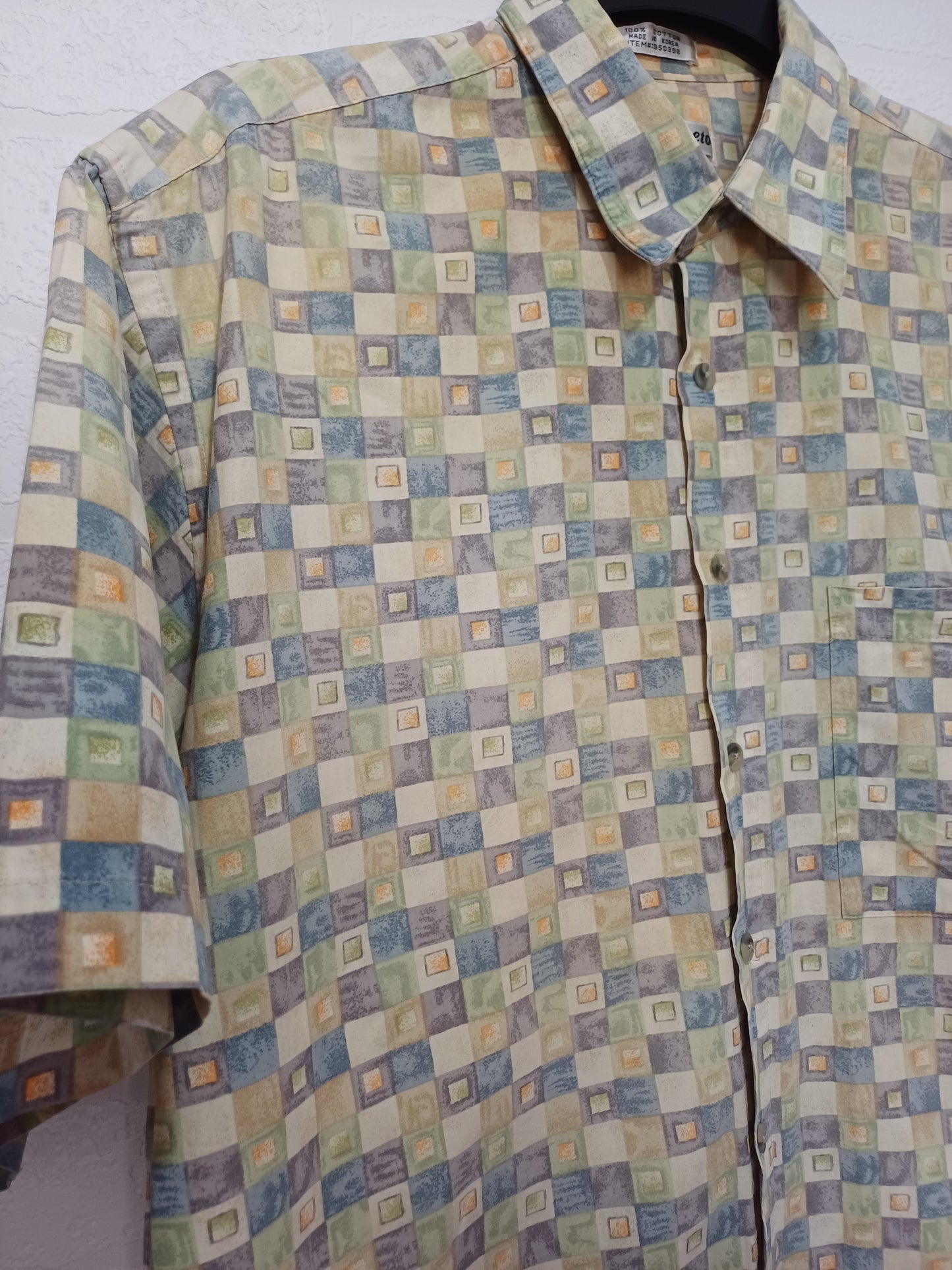 Via Veneto Multicolour Check Shirt Large 24" PTP - Very Good Condition