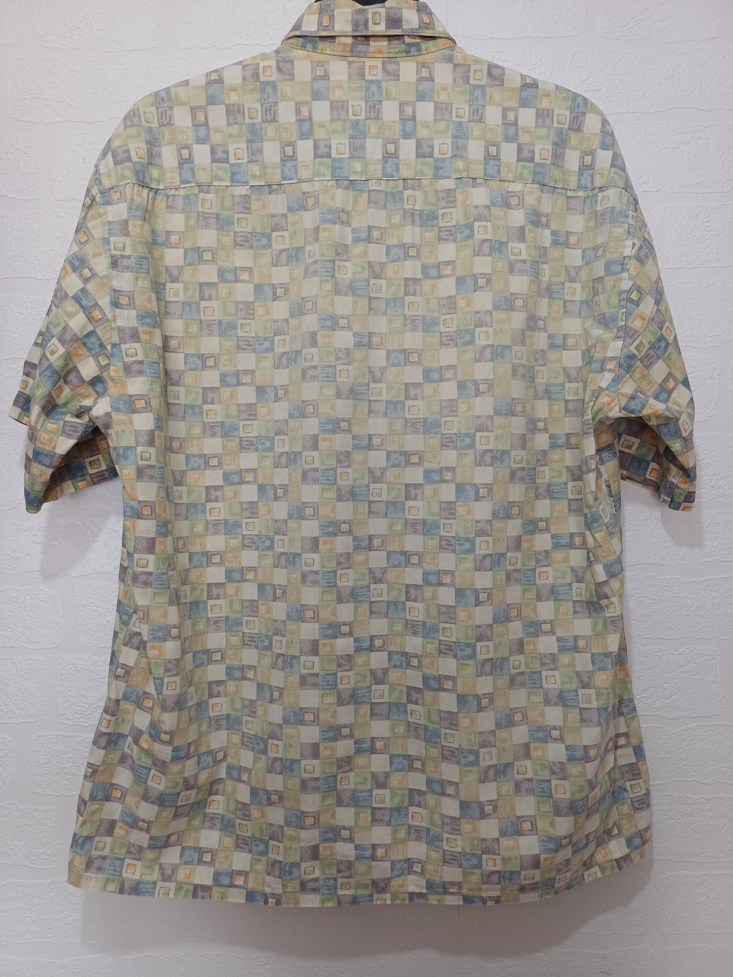 Via Veneto Multicolour Check Shirt Large 24" PTP - Very Good Condition