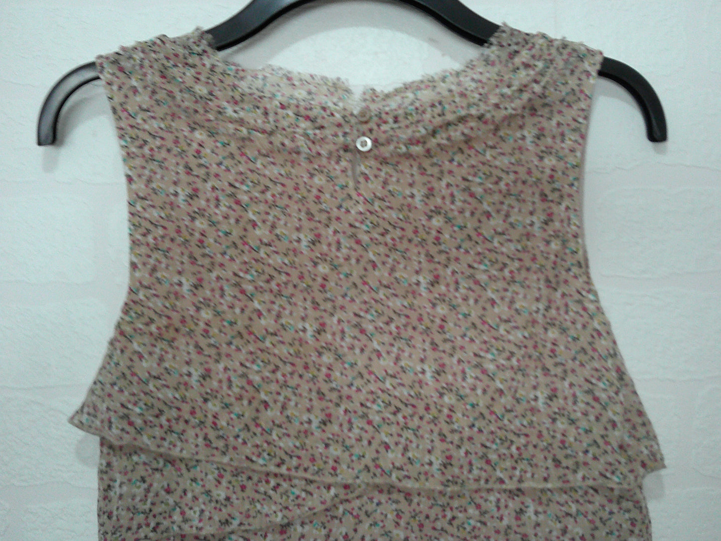 Jacqueline Riu Floral Tiered Dress Size 38EU/UK10 17" PTP - Very Good Condition