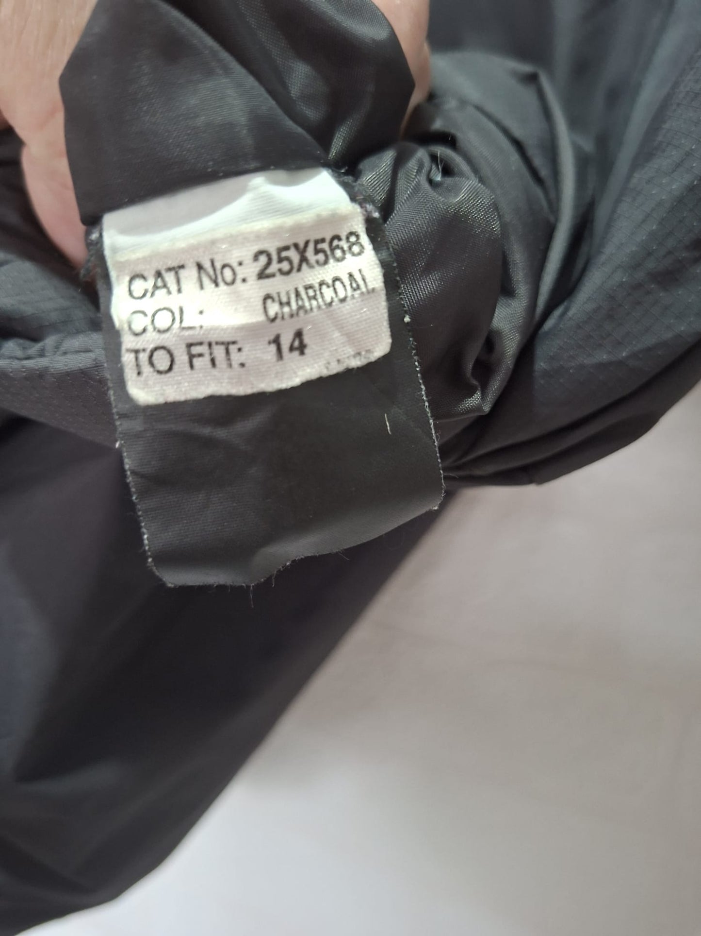 Helly Hansen Parker Charcoal Grey Jacket Faux Fur Hood Large 24" PTP - Very Good Condition