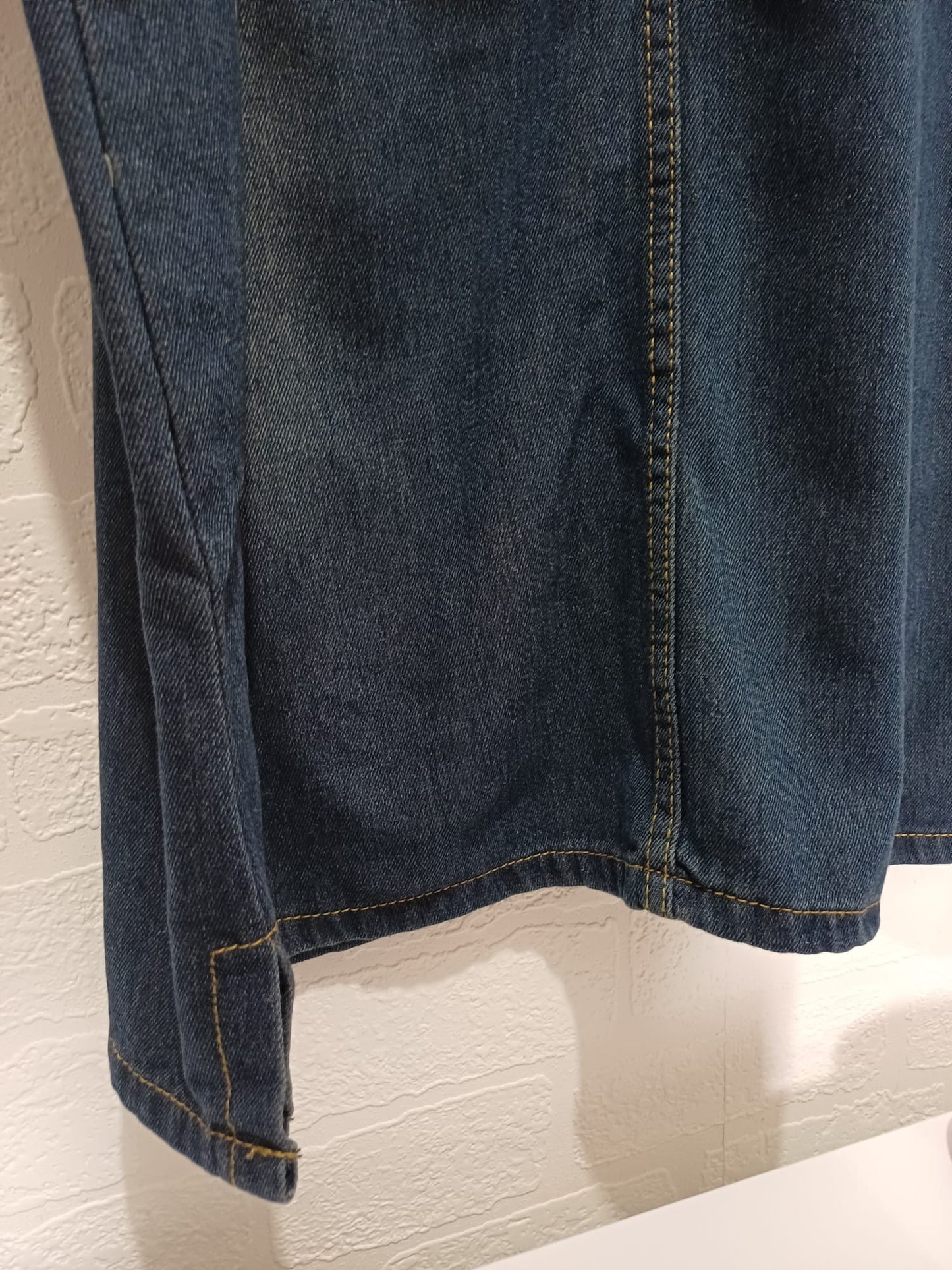 Women's Pinafore Midi Dress Blue Denim Shoulder Straps XXL Approx. 22" PTP - Very Good Condition