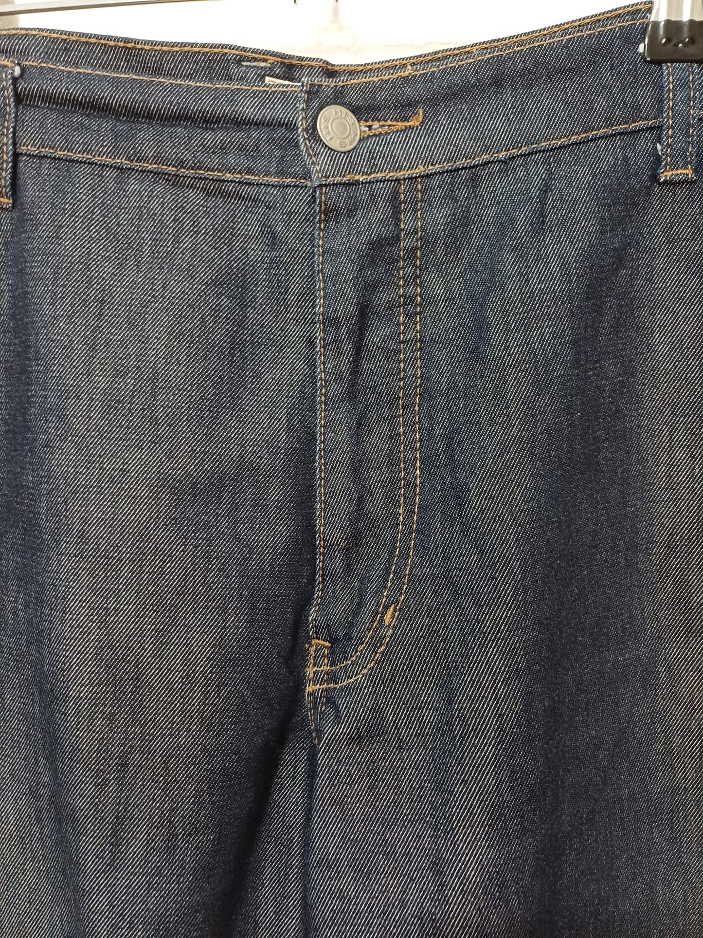 Men's Long Shorts H.I.S Fashion Blue Denim 40W/32L Approx. 20" Inside Leg - Very Good Condition