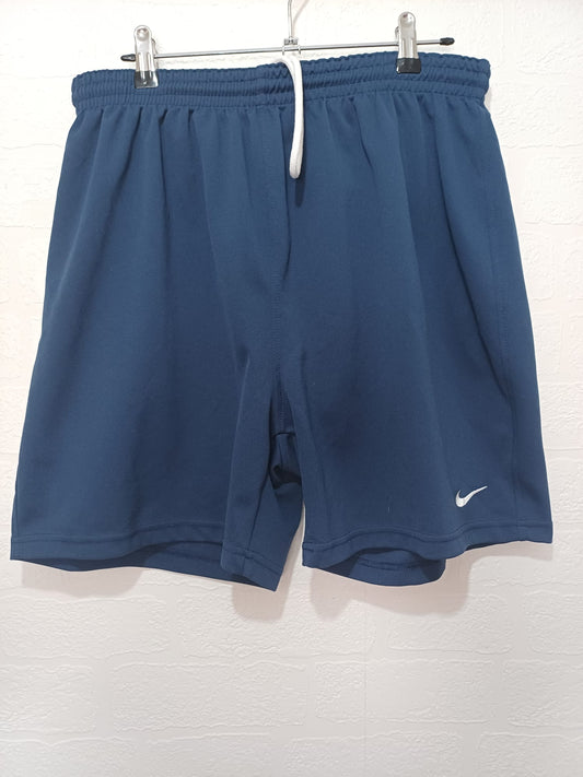 Men's Sports Shorts Nike Navy Blue Lightweight XL Approx. 32" Waist - Very Good Condition