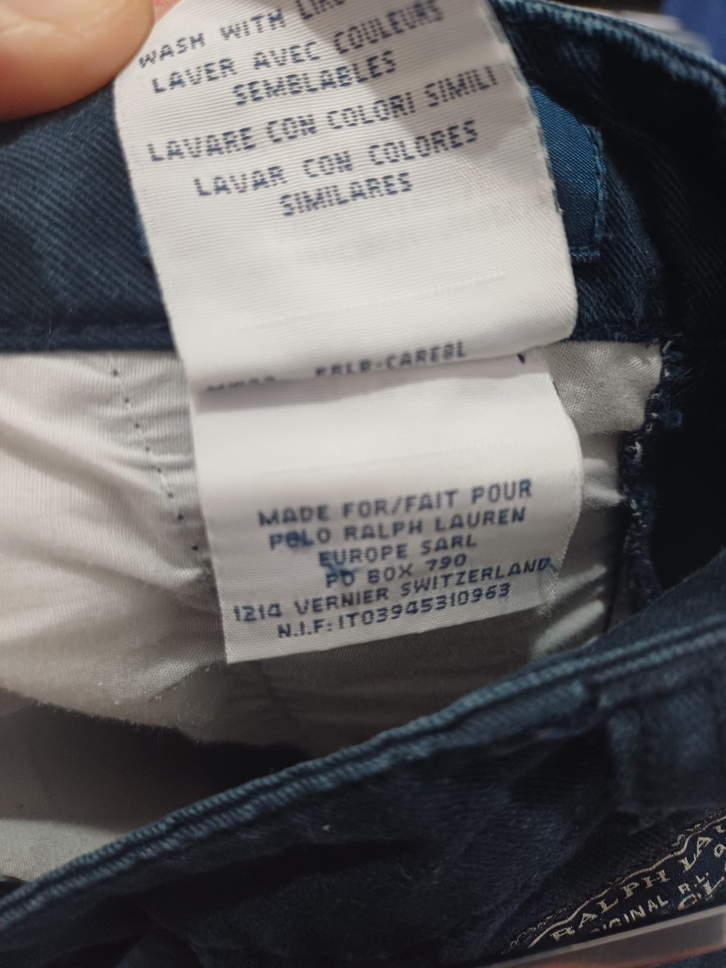 Women's Chino Shorts Polo Ralph Lauren Navy Blue Size 8 Approx. 26" Waist - Very Good Condition