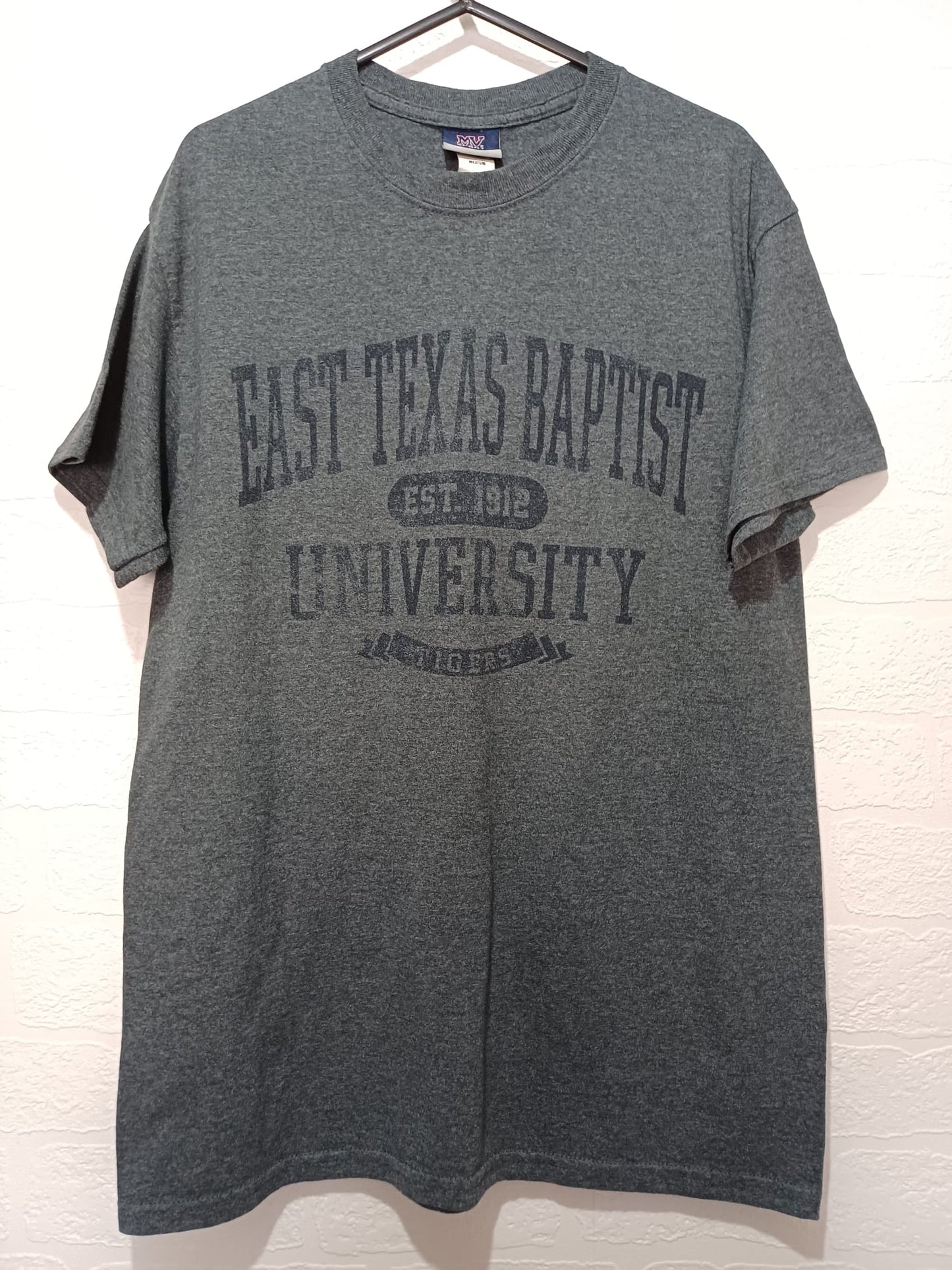 Men's T-Shirt Woolrich Blue Size M Approx. 20" PTP - Good Condition
