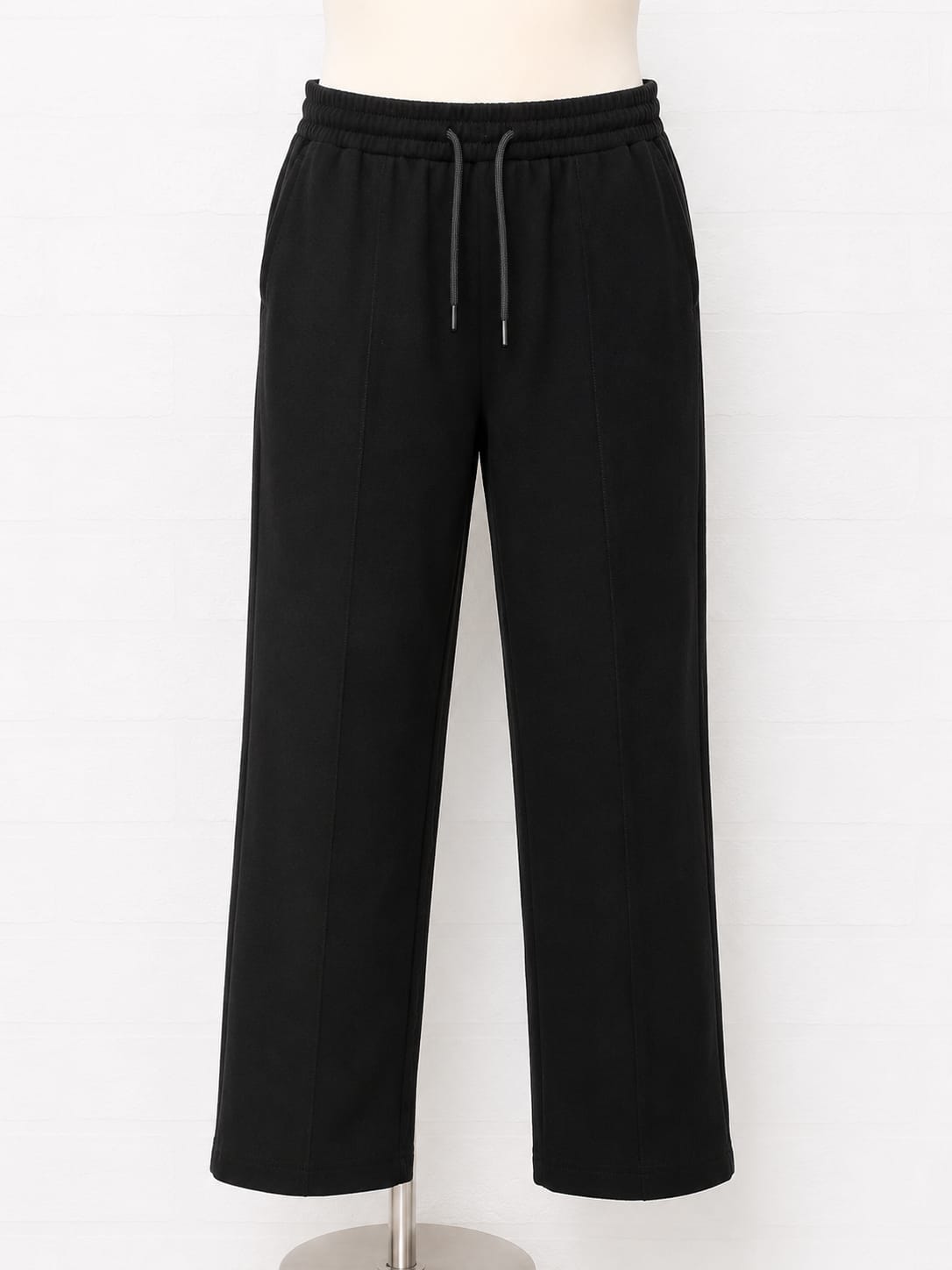 Men's Drawstring Trousers Only & Sons Black Loose Fit Stretch Waist Smart Jogger Style Size S - Very Good Condition