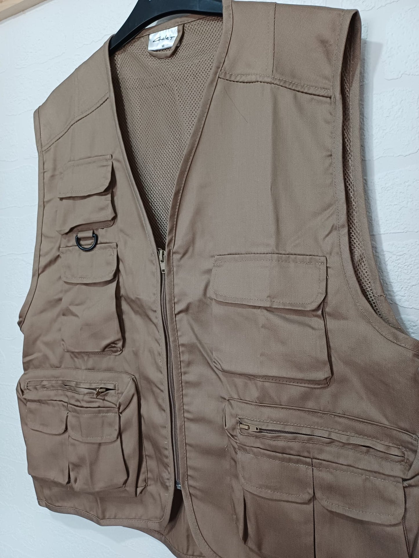 Men's Fishing Vest/Gilet Chalet Medium Approx. 22" PTP - New Without Tags