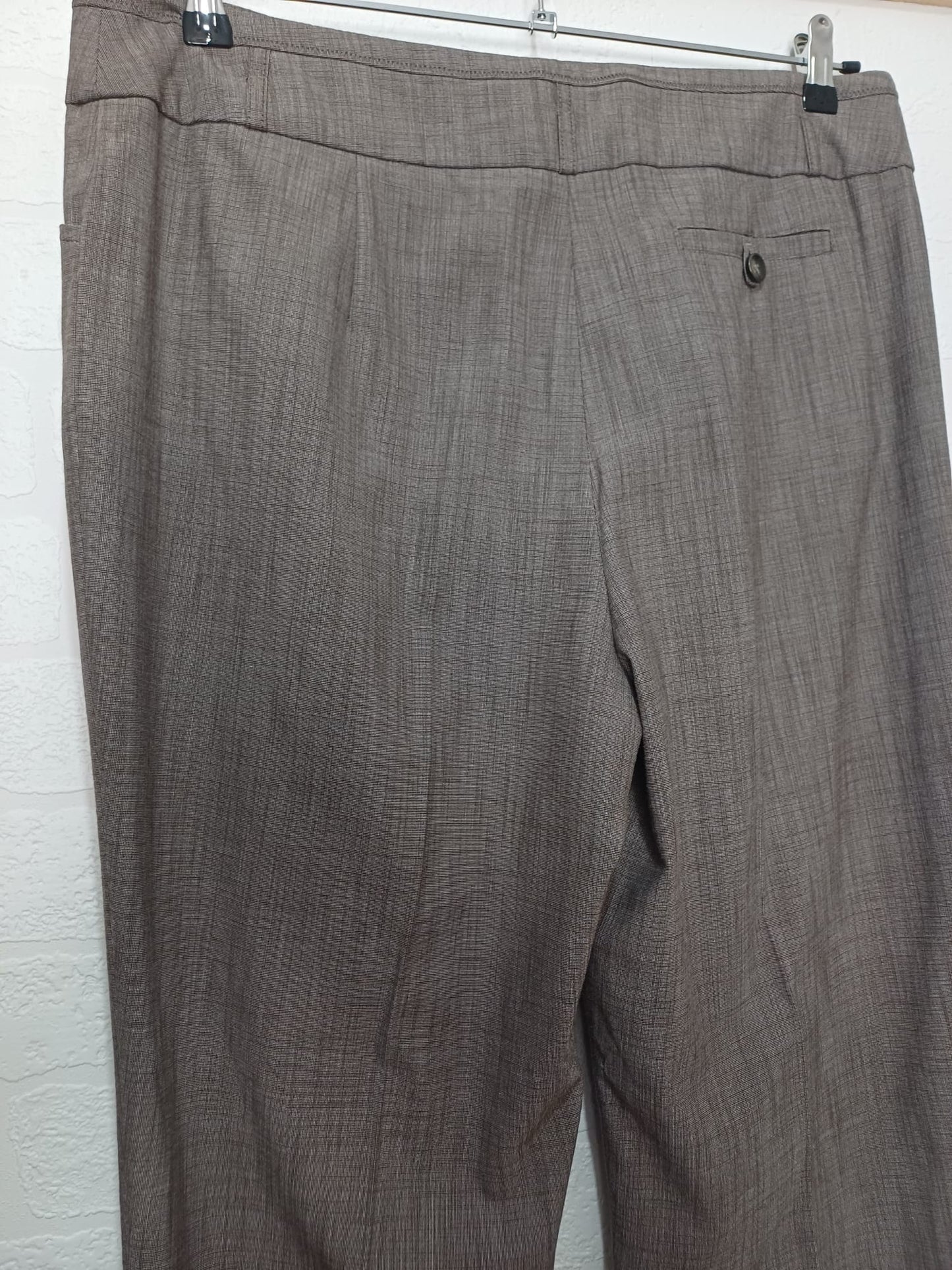 Women's Smart Trousers Gerry Weber Grey Size UK 16 / W36 L29 - Very Good Condition