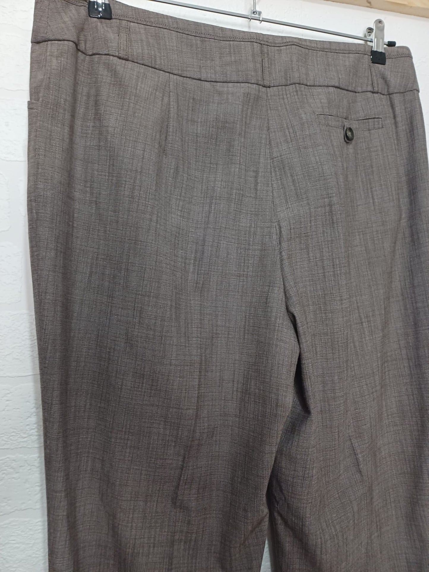 Women's Smart Trousers Gerry Weber Grey Size UK 16 / W36 L29 - Very Good Condition