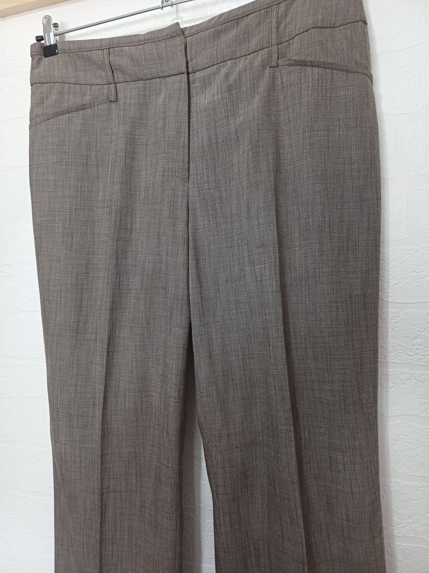 Women's Smart Trousers Gerry Weber Grey Size UK 16 / W36 L29 - Very Good Condition