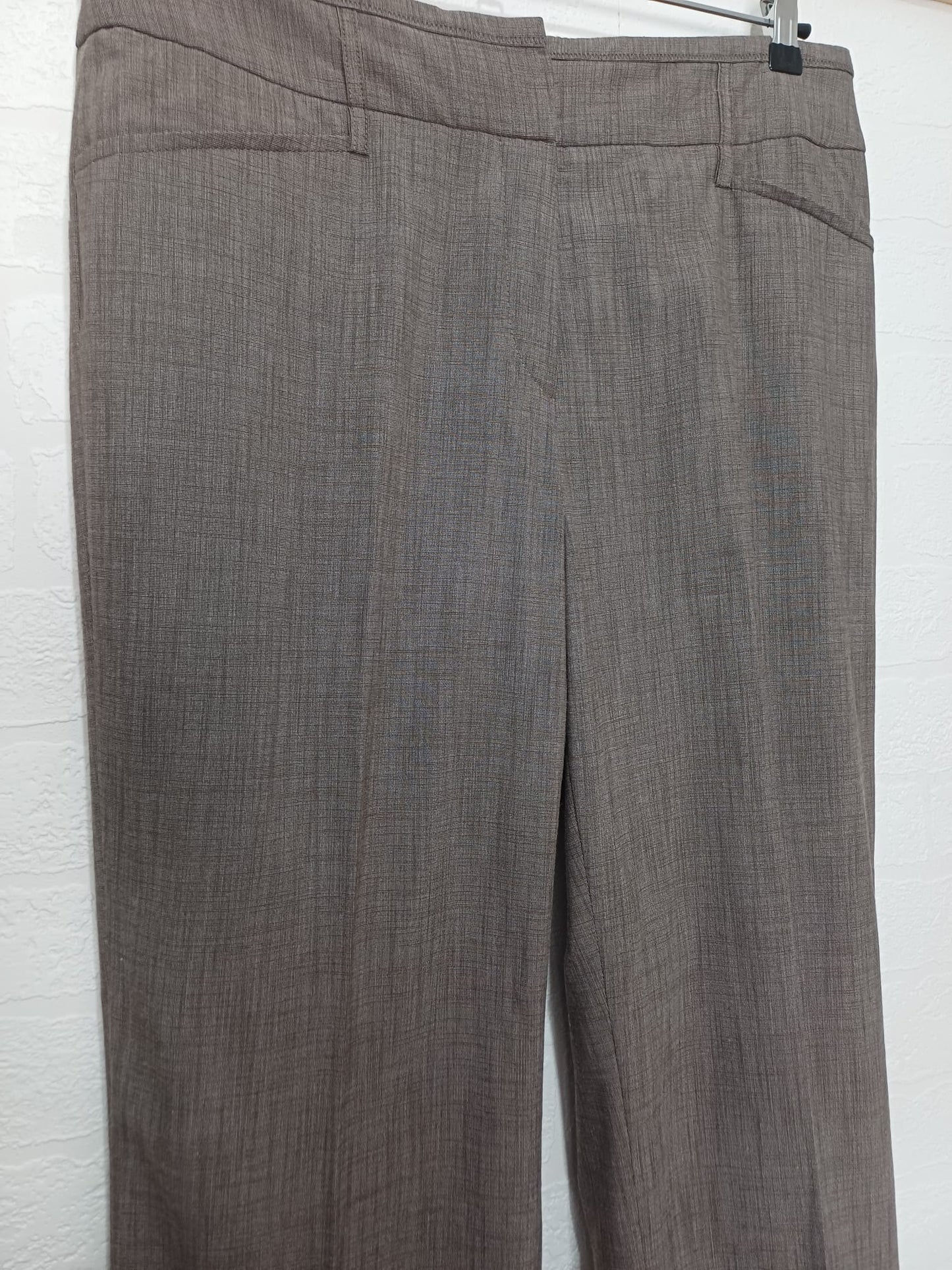 Women's Smart Trousers Gerry Weber Grey Size UK 16 / W36 L29 - Very Good Condition