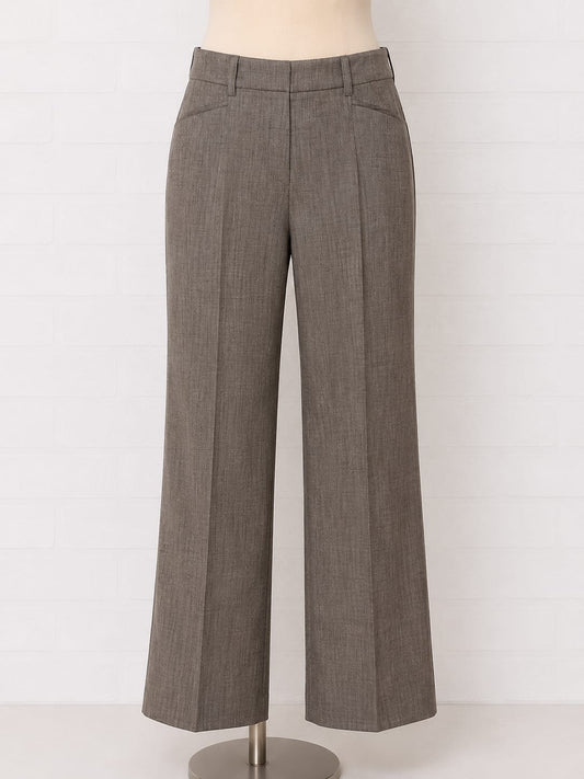 Women's Smart Trousers Gerry Weber Grey Size UK 16 / W36 L29 - Very Good Condition