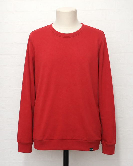 Men's Sweatshirt Termit Red Crew Neck Size M Approx. 22" PTP - Brand New With Tags