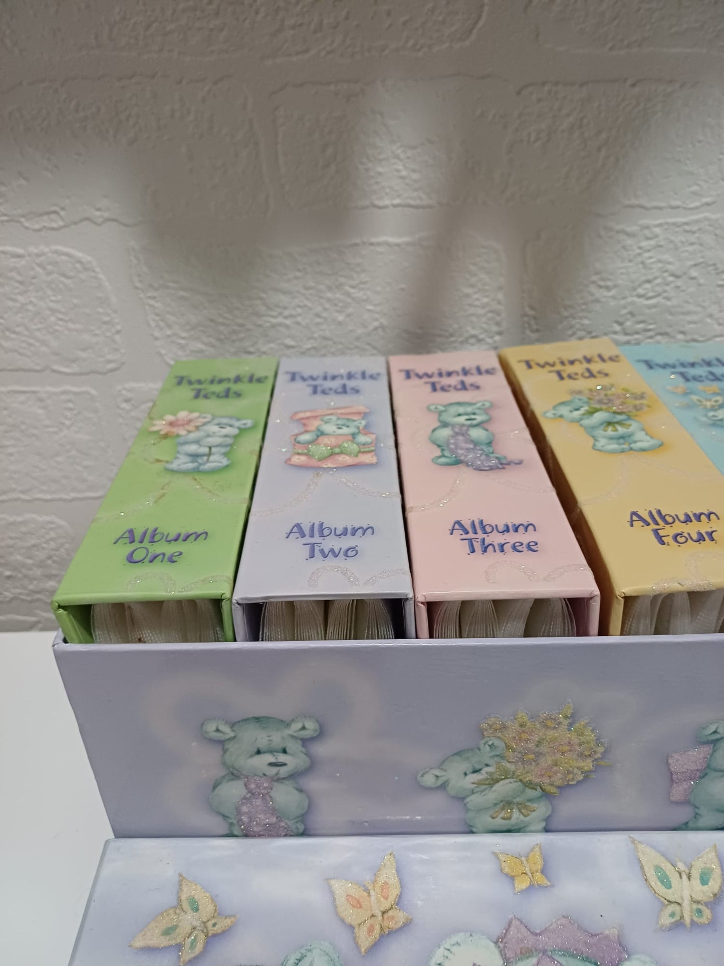 Twinkle Teds Teddy Bear Photo Album Box Set 5 Individual Albums - Good Condition
