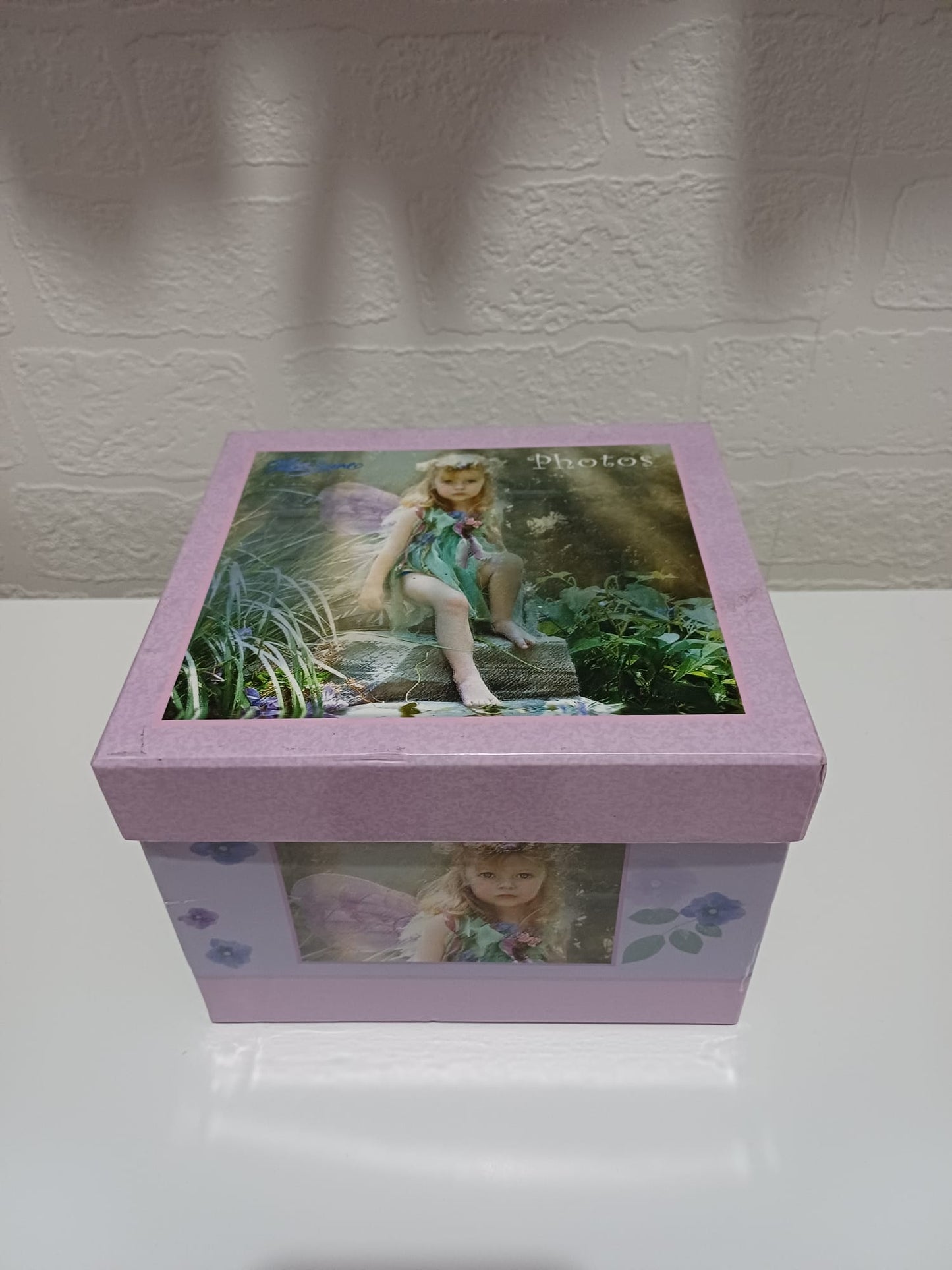Fairy Themed Photo Album Box Set Pink Purple 3 Individual Albums Holds 80 Photos Each - Good Condition