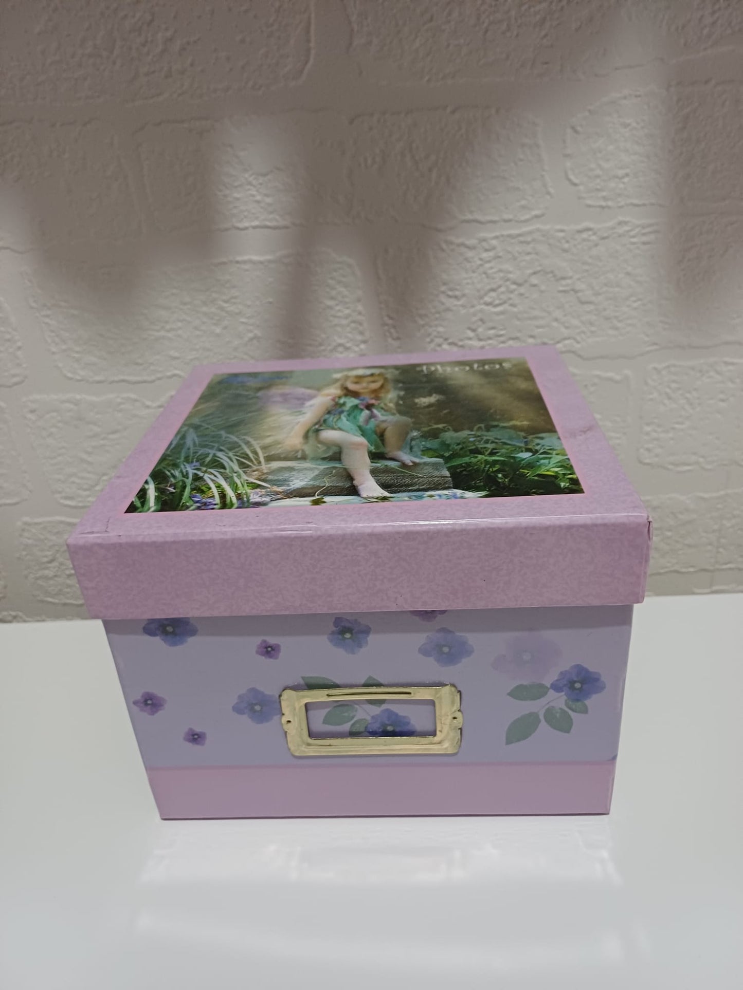 Fairy Themed Photo Album Box Set Pink Purple 3 Individual Albums Holds 80 Photos Each - Good Condition