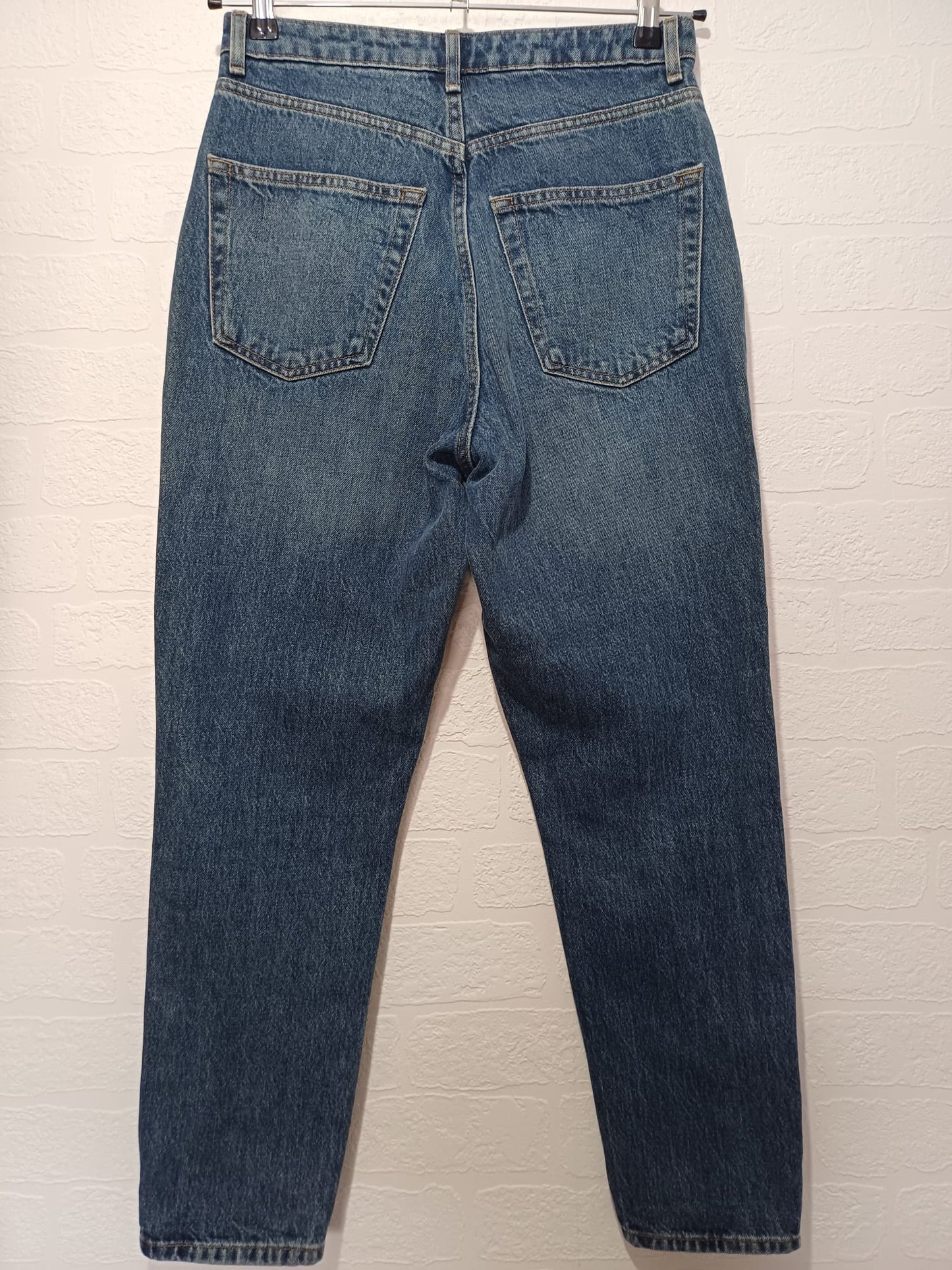 Women's Jeans Topshop Mom High Waist Straight Leg W28 L30 - Very Good Condition