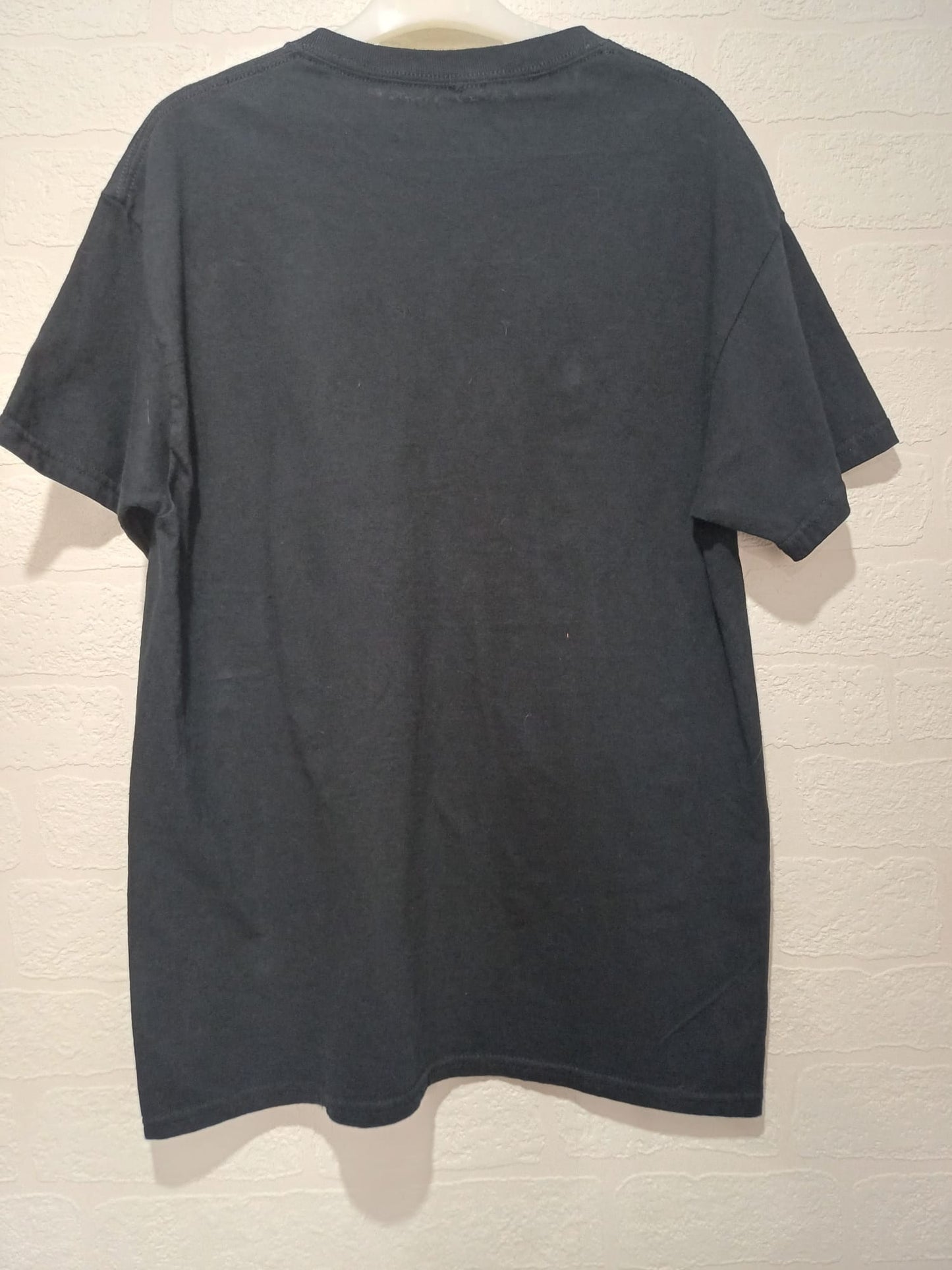 Women's T-Shirt River Island Black Jewellery Print Size S Approx. 19" PTP - Excellent Condition