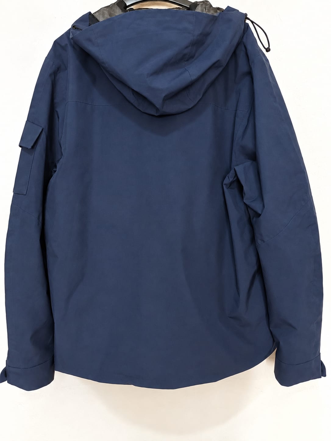 Men's Jacket George at Asda N:LMT Navy Blue Hooded Waterproof Outdoor Size L Approx. 23" PTP - Very Good Condition