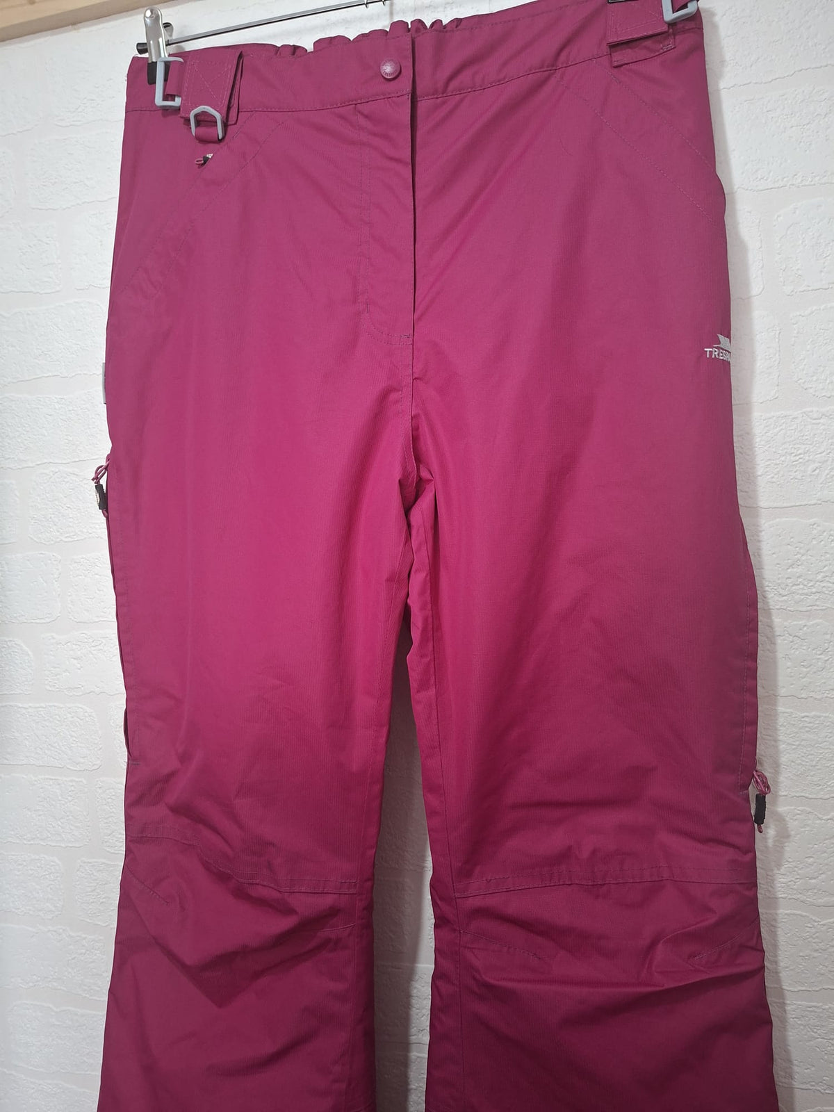 Women's Trousers Trespass Pink Insulated Ski Walking Hiking Large Approx. 35" Waist - Very Good Condition