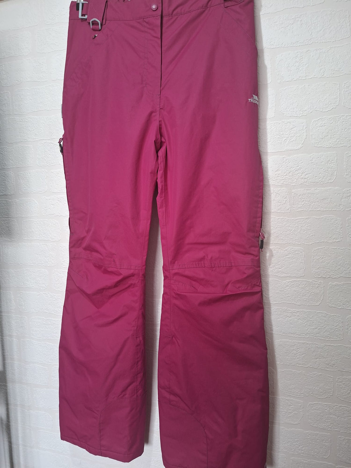 Women's Trousers Trespass Pink Insulated Ski Walking Hiking Large Approx. 35" Waist - Very Good Condition