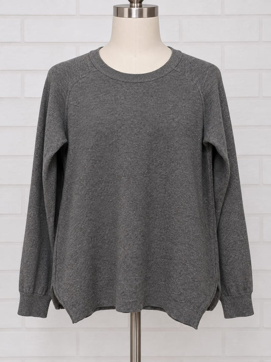 Women's Jumper George Grey Lightweight Knitted Long Sleeve Size XL Good