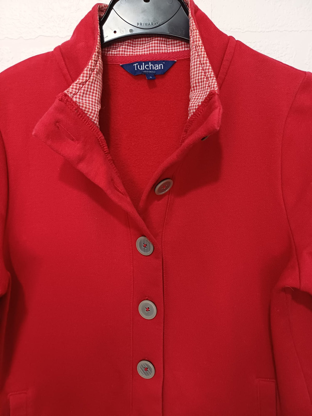 Women's Jacket/Cardigan Tulchan Originals Red Cherry Embroidered Button-Up Size S