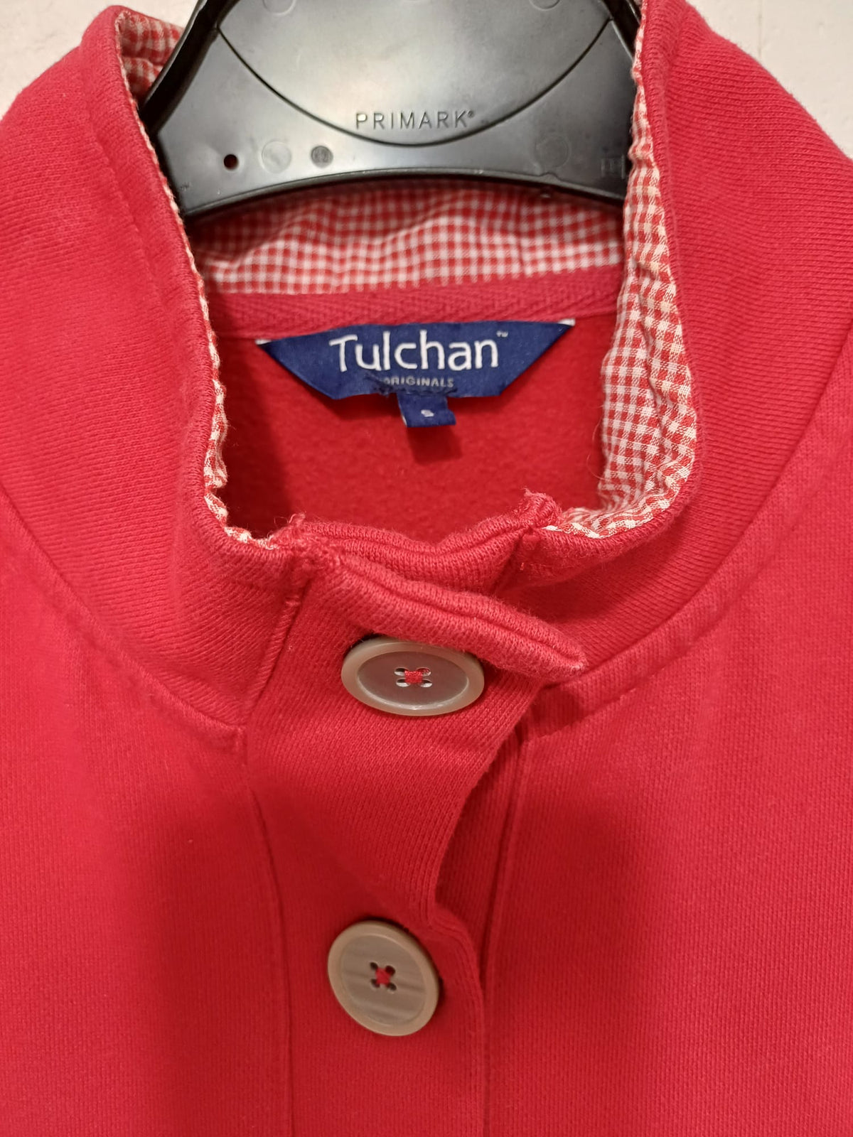 Women's Jacket/Cardigan Tulchan Originals Red Cherry Embroidered Button-Up Size S