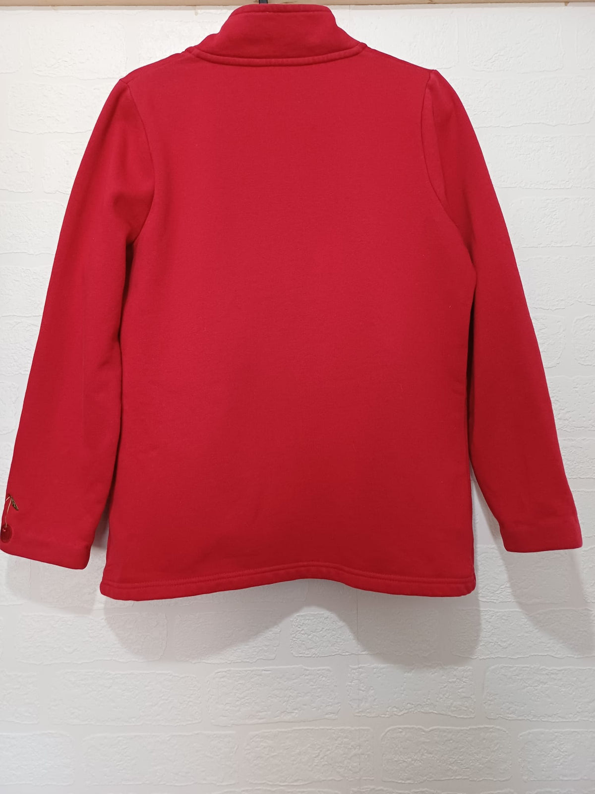 Women's Jacket/Cardigan Tulchan Originals Red Cherry Embroidered Button-Up Size S